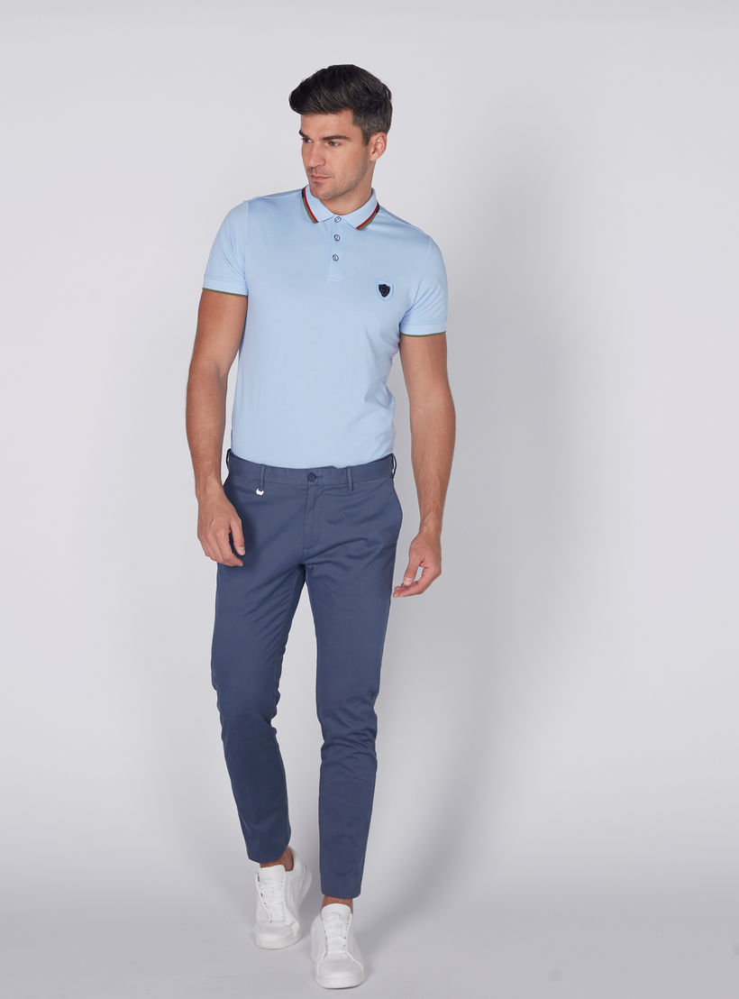 تيشيرت بياقة بولو وأكمام قصيرة من لوم-men-clothing-tshirtsandpolos-polos-image-2