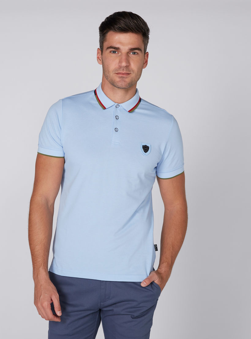 تيشيرت بياقة بولو وأكمام قصيرة من لوم-men-clothing-tshirtsandpolos-polos-image-3