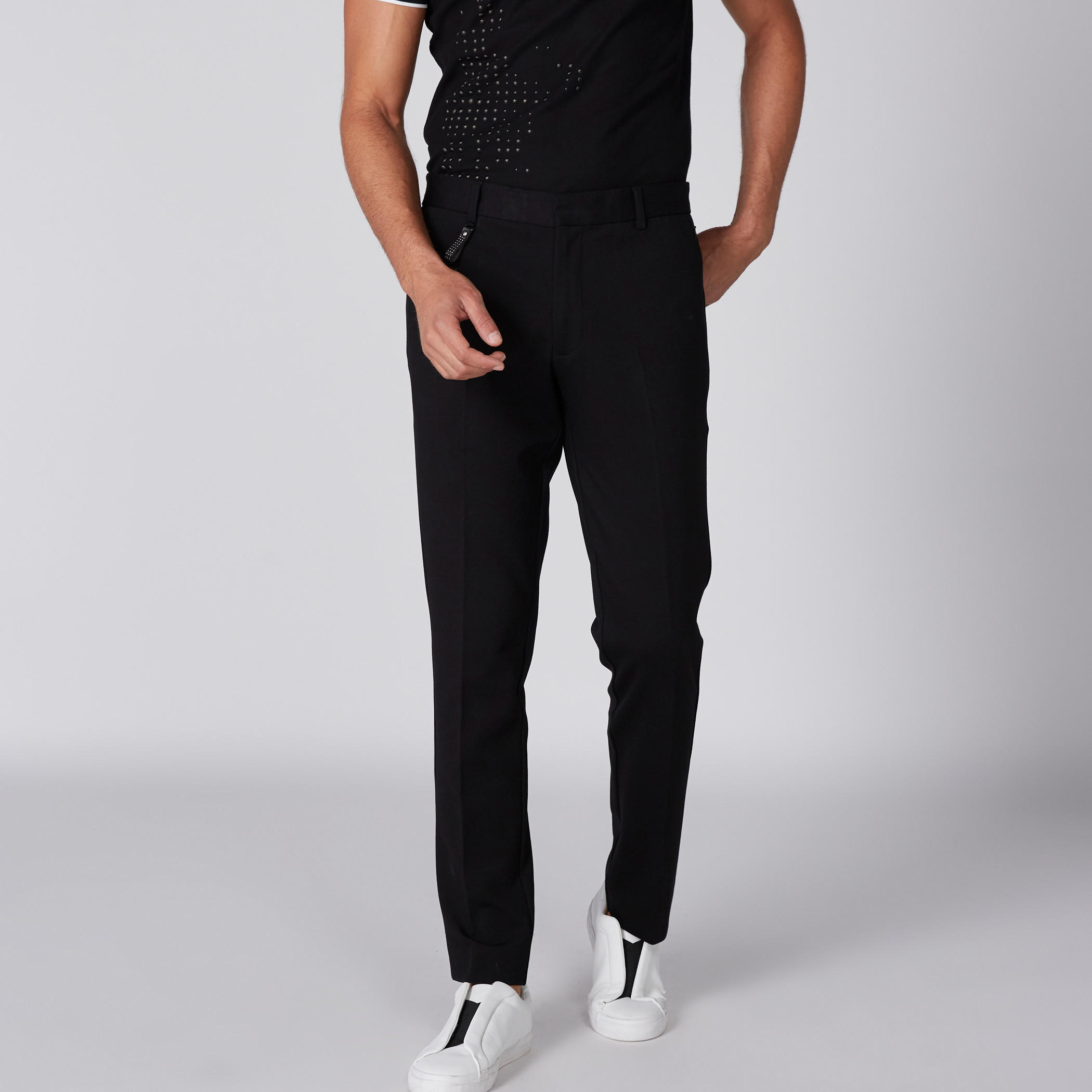 L'Homme Full Length Trousers with Pocket Detail-men-clothing-bottoms-trousersandchinos-trousers-image-2