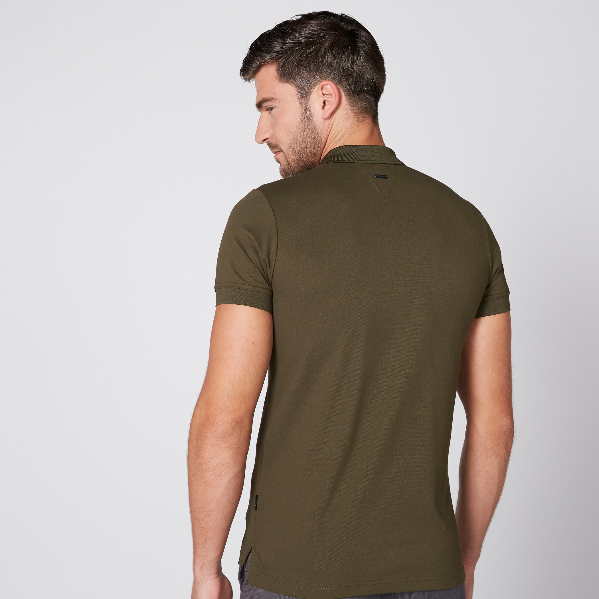L'Homme Embroidered T-Shirt with Polo Neck and Short Sleeves-men-clothing-tshirtsandpolos-polos-image-3