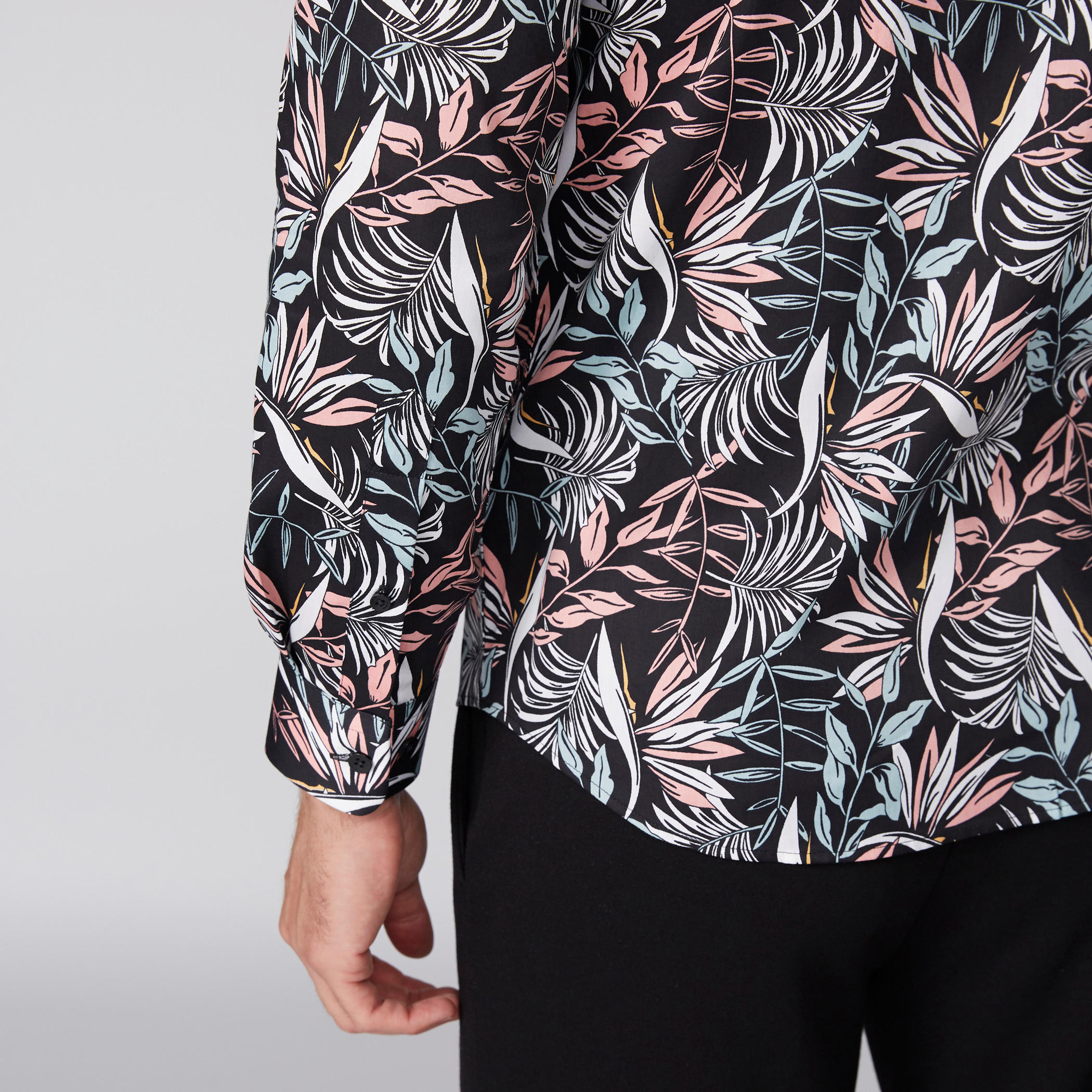 قميص بأكمام طويلة وأزرار وطبعات من لوم-men-clothing-shirts-image-2