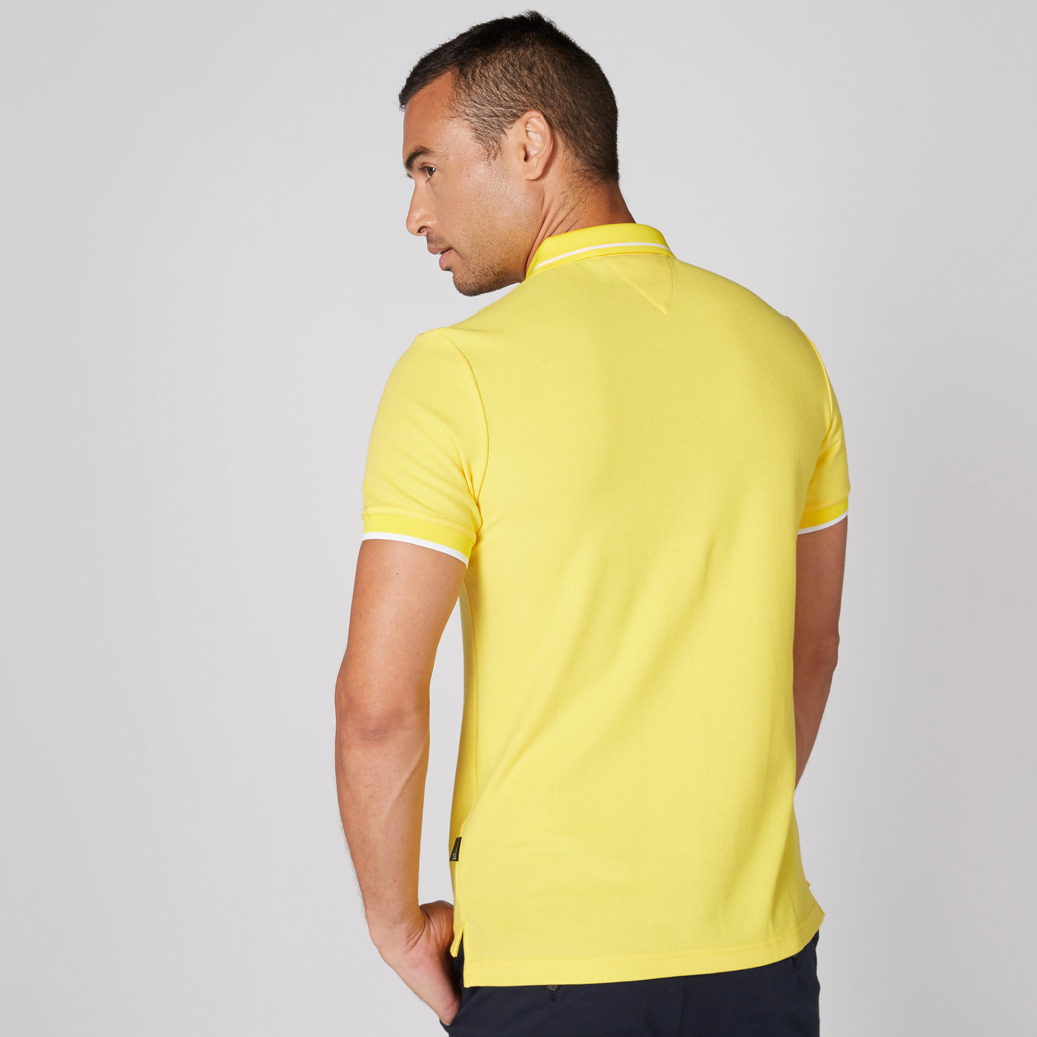 تيشيرت بياقة بولو وأكمام قصيرة من لوم-men-clothing-tshirtsandpolos-polos-image-2