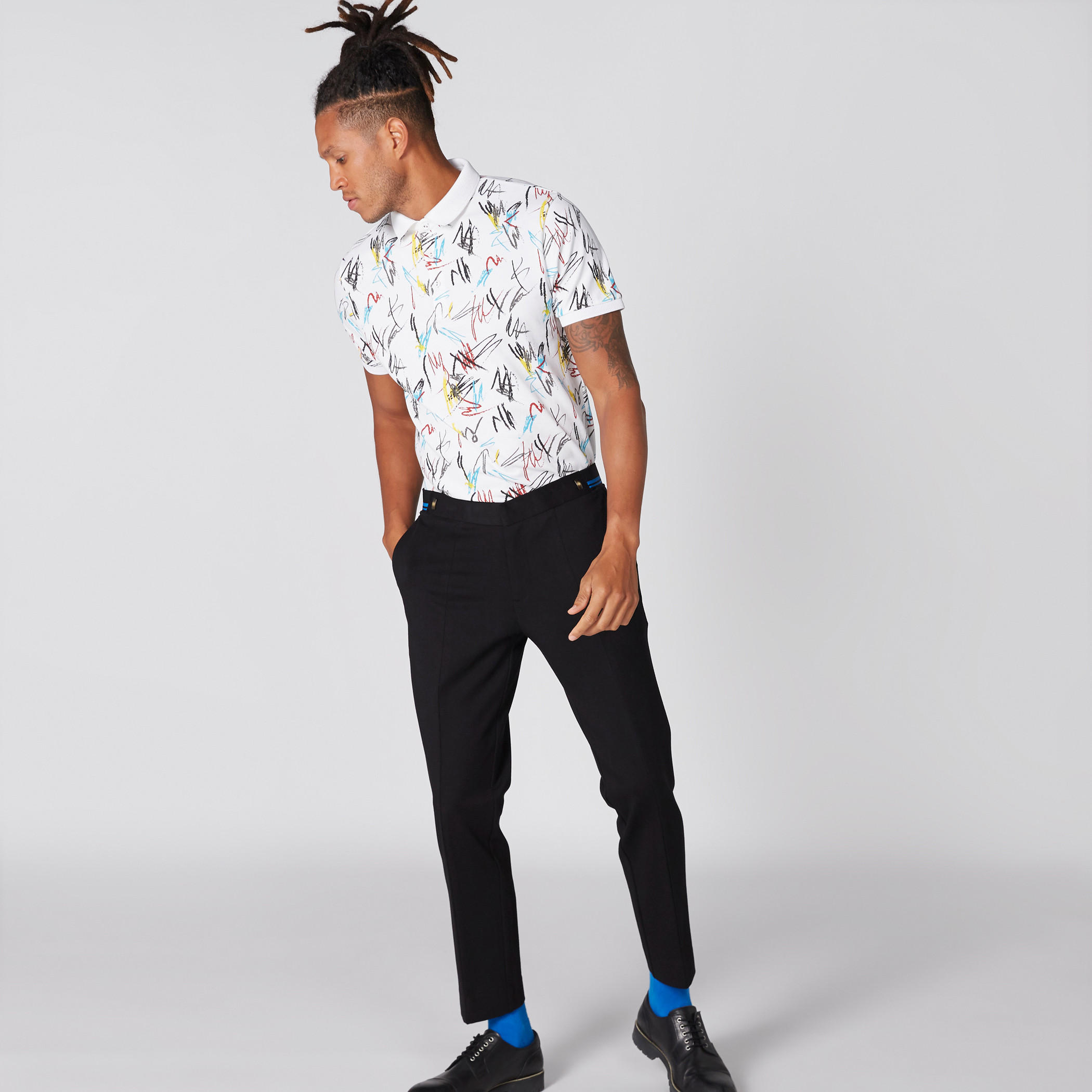 L'Homme Full Length Trousers with Pocket Detail-men-clothing-bottoms-trousersandchinos-trousers-image-2