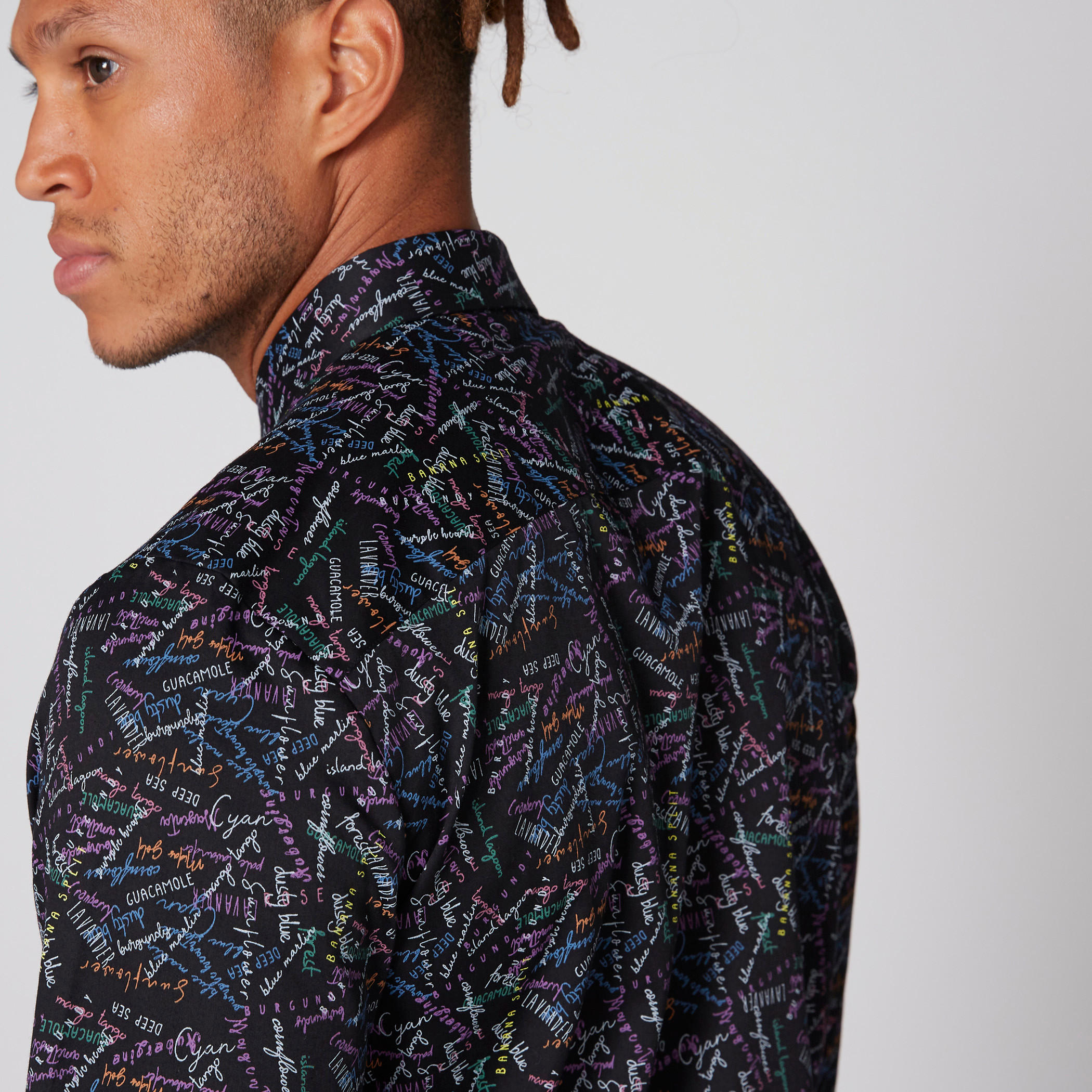 قميص بأكمام طويلة وأزرار وطبعات من لوم-men-clothing-shirts-image-4