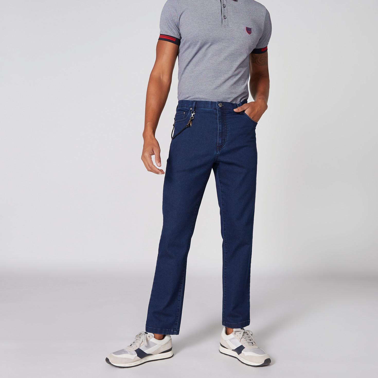 بنطال جينز طويل بزر إغلاق وجيوب من لوم-men-clothing-bottoms-jeans-image-3