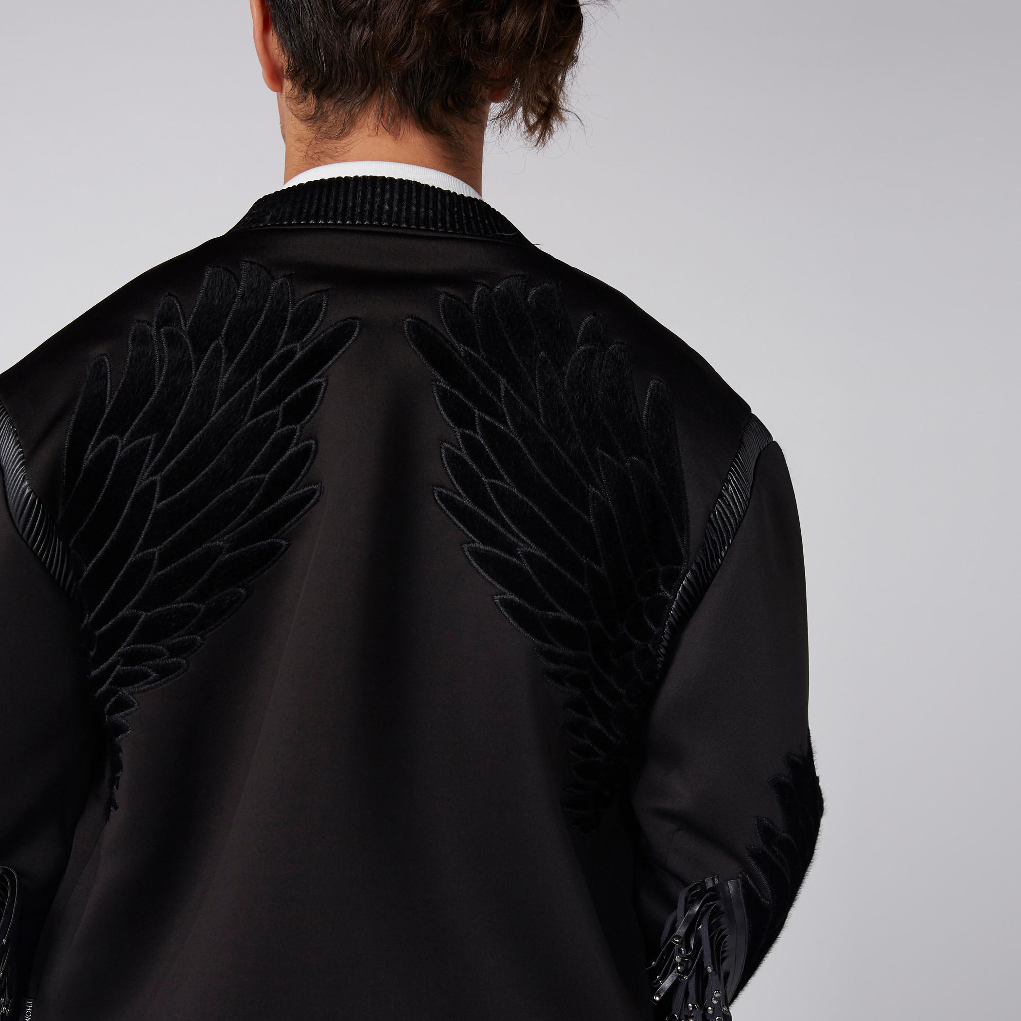 جاكيت بومبر مطرّز بأكمام طويلة وسحّاب إغلاق من لوم-men-clothing-jacketsandblazers-jackets-image-3