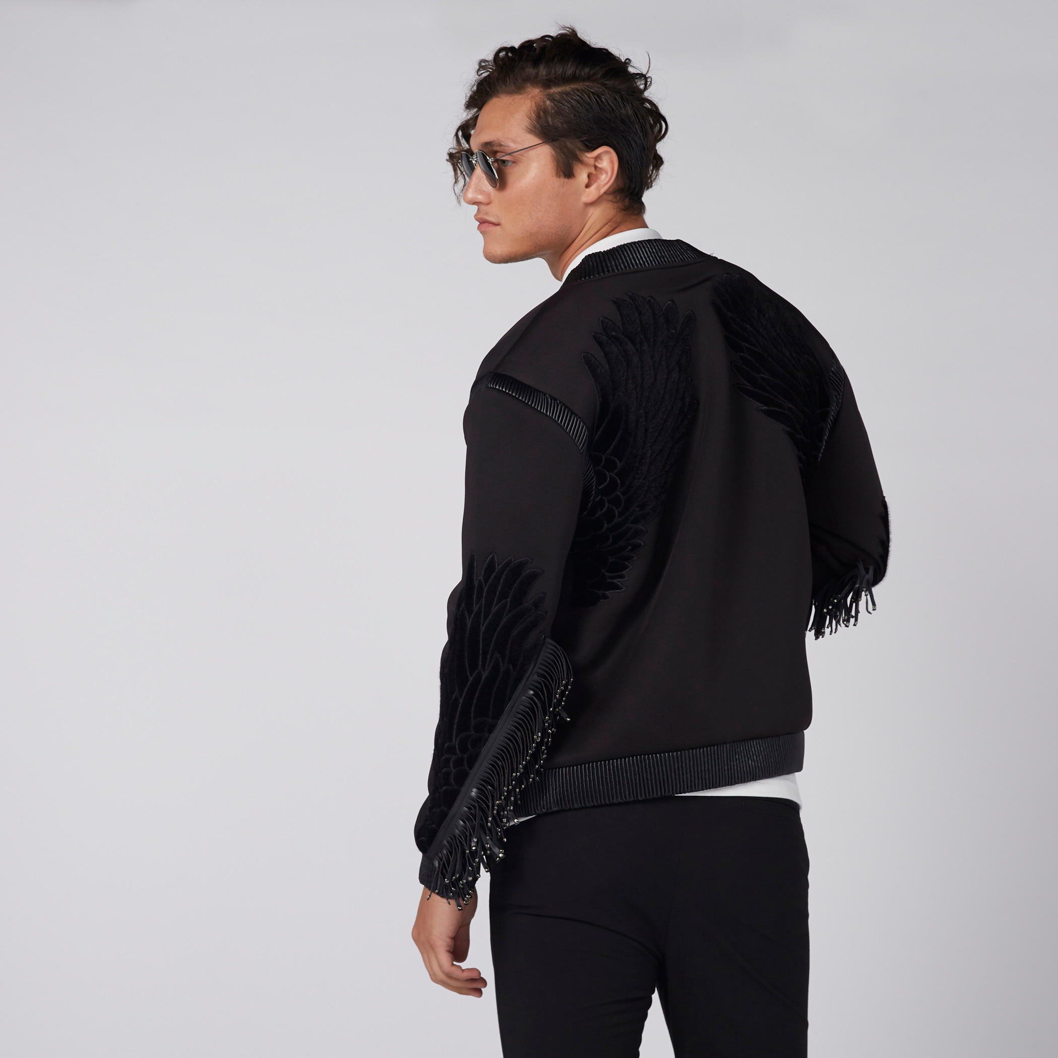 جاكيت بومبر مطرّز بأكمام طويلة وسحّاب إغلاق من لوم-men-clothing-jacketsandblazers-jackets-image-5