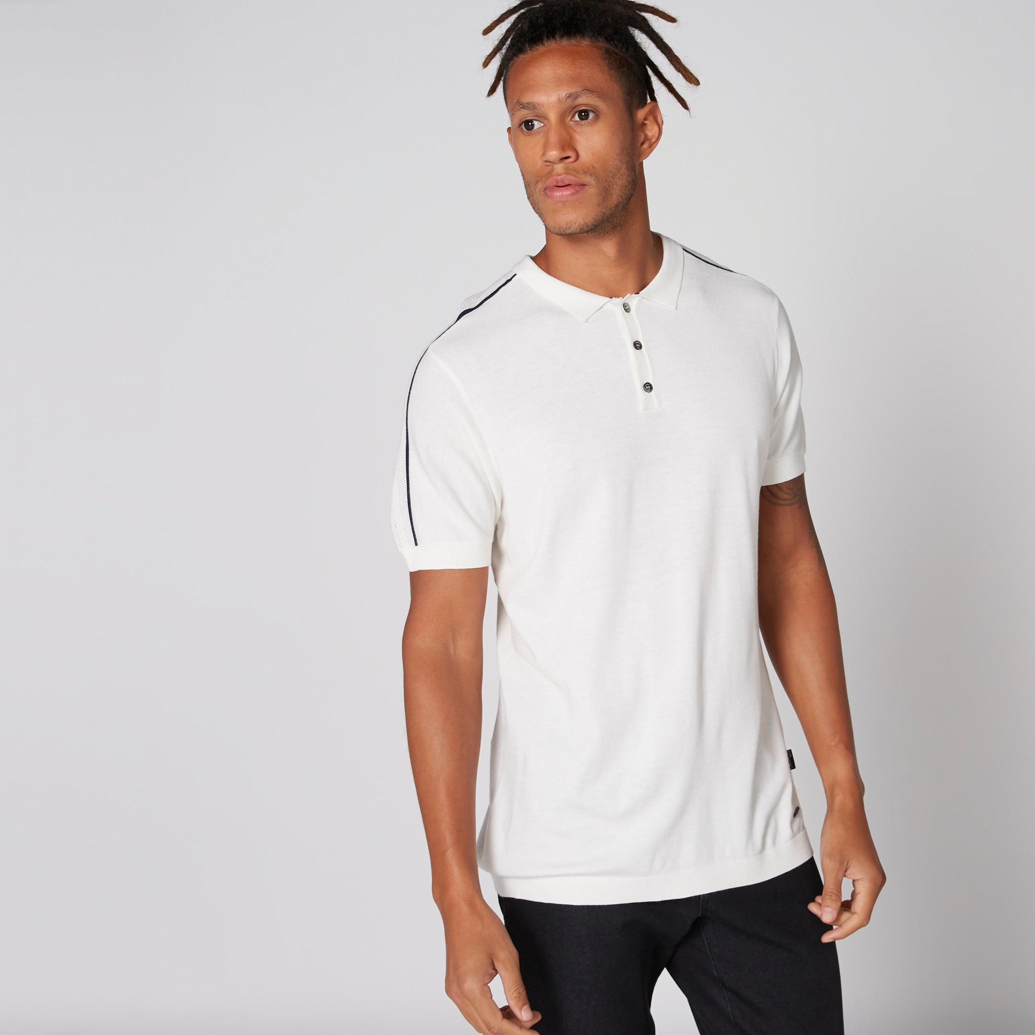 تيشيرت بياقة بولو وأكمام قصيرة من لوم-men-clothing-tshirtsandpolos-polos-image-3