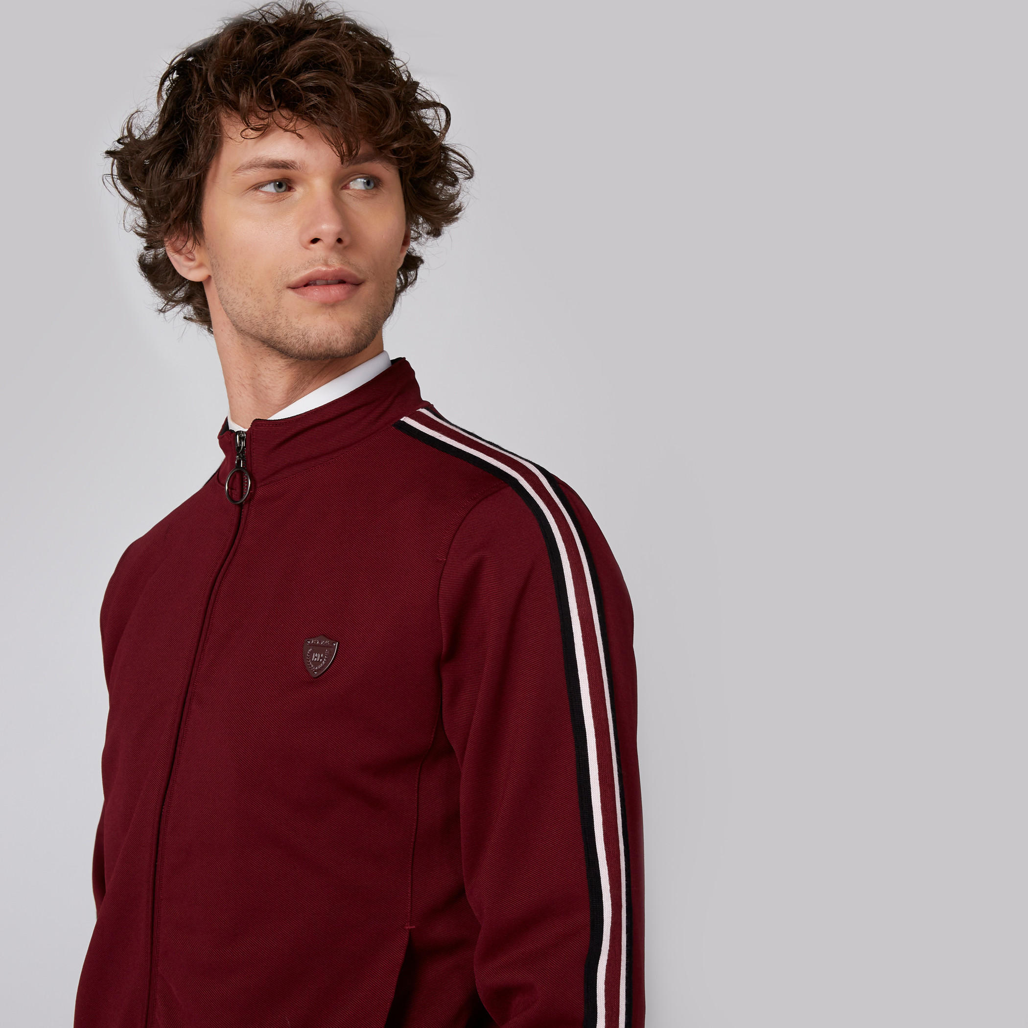 جاكيت بومبر بأكمام طويلة وسحّاب إغلاق من لوم-men-clothing-jacketsandblazers-jackets-image-3
