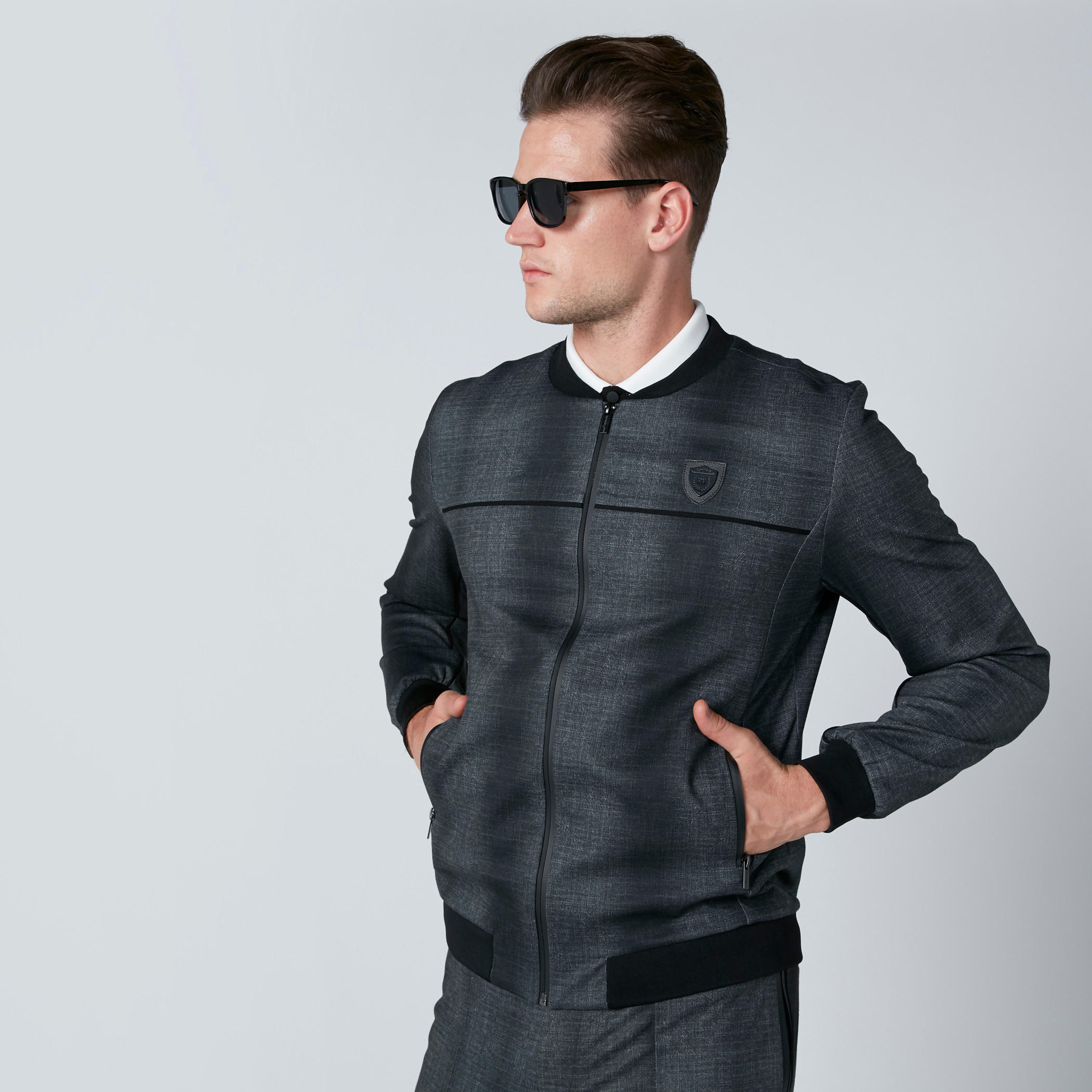 L'Homme Long Sleeves Bomber Jacket with Pocket Detail and Zip Closure-men-clothing-jacketsandblazers-jackets-image-5