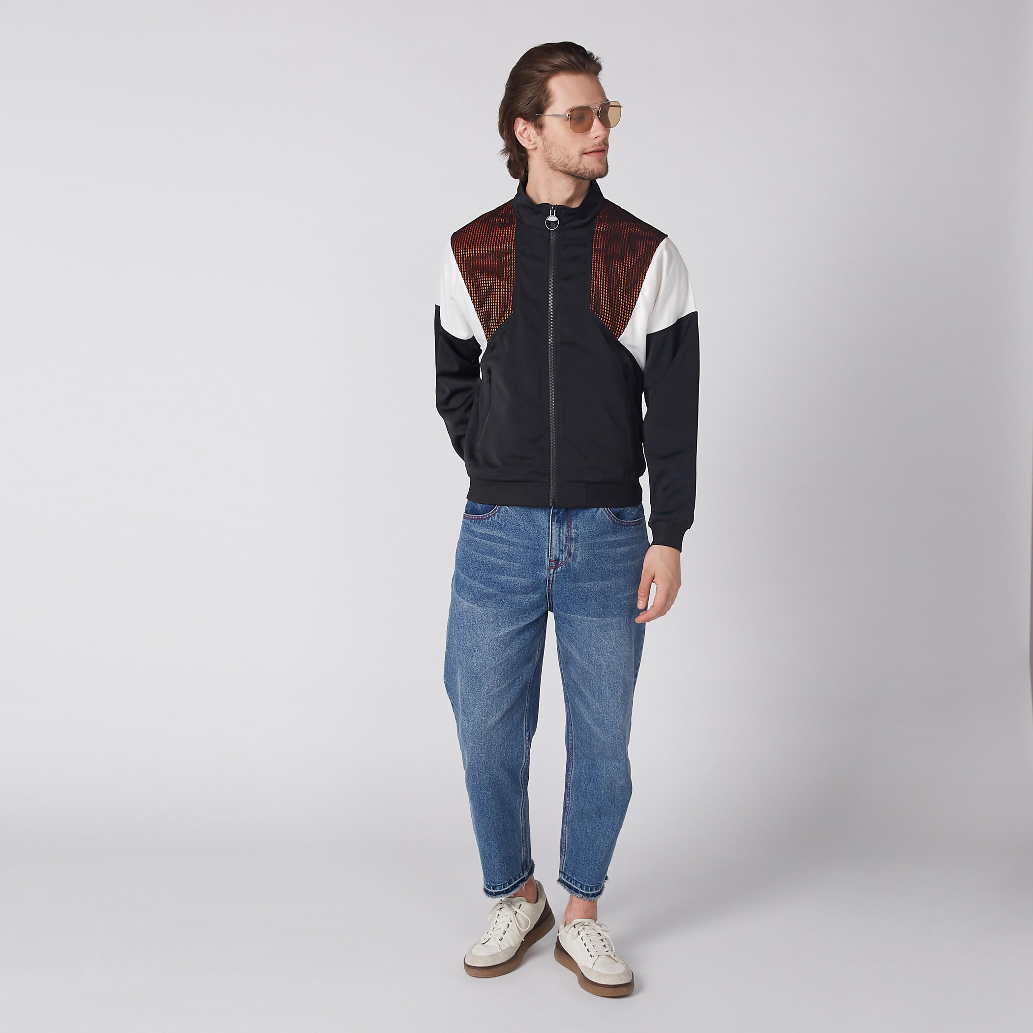 جاكيت بارز الملمس بأكمام طويلة وسحّاب إغلاق من لوم-men-clothing-jacketsandblazers-jackets-image-3