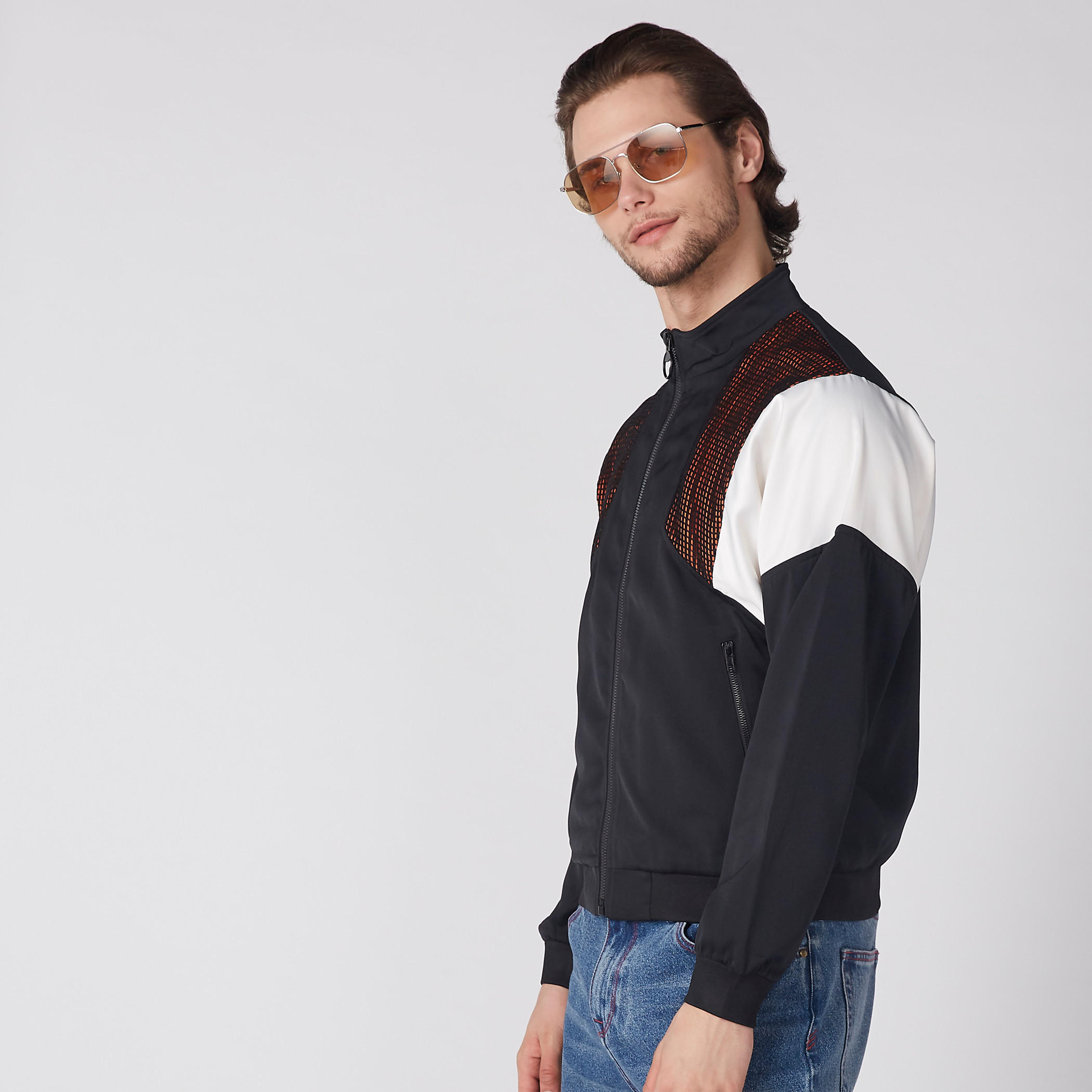 جاكيت بارز الملمس بأكمام طويلة وسحّاب إغلاق من لوم-men-clothing-jacketsandblazers-jackets-image-4