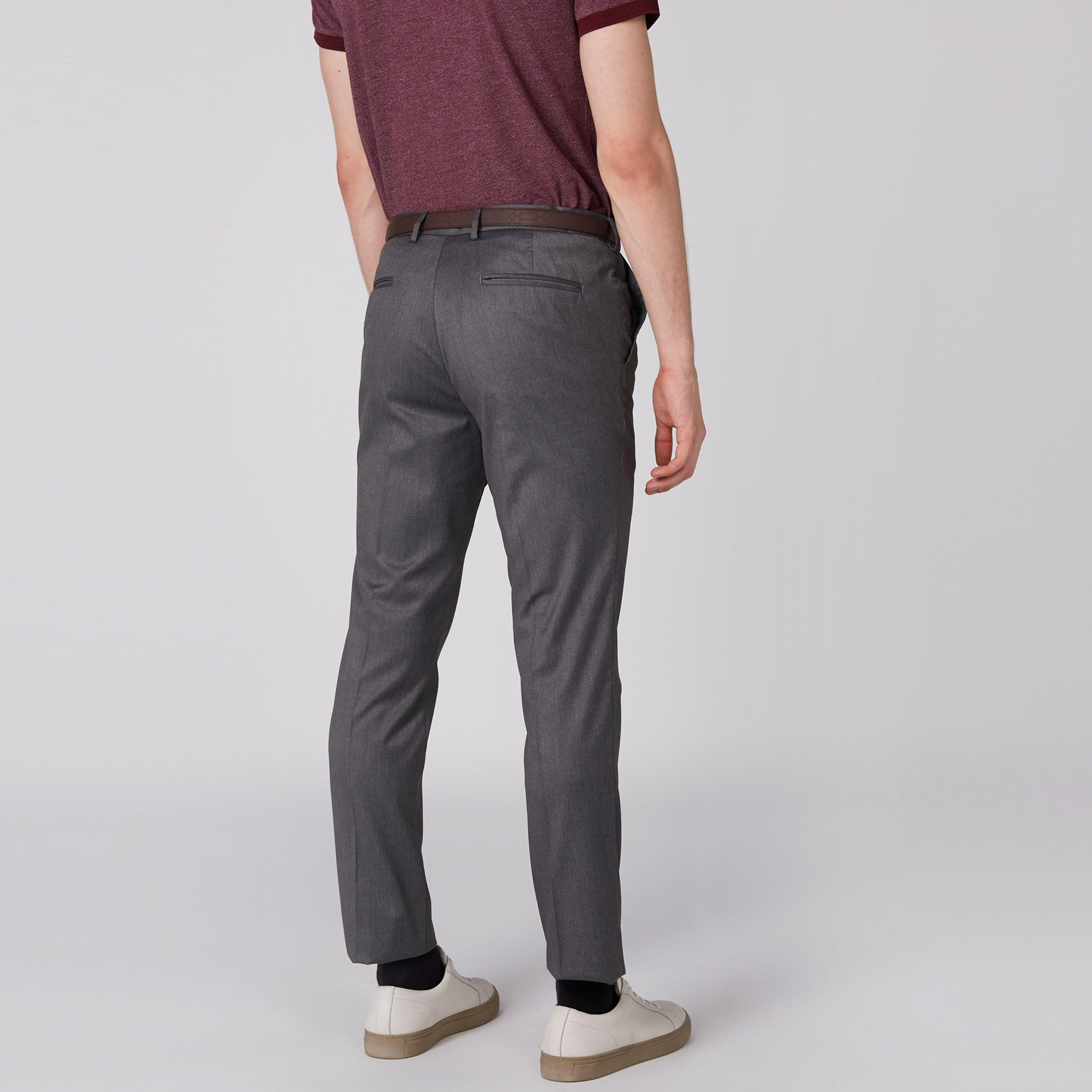 بنطال طويل بخصر متوسط الارتفاع وجيوب من لوم-men-clothing-bottoms-trousersandchinos-trousers-image-4
