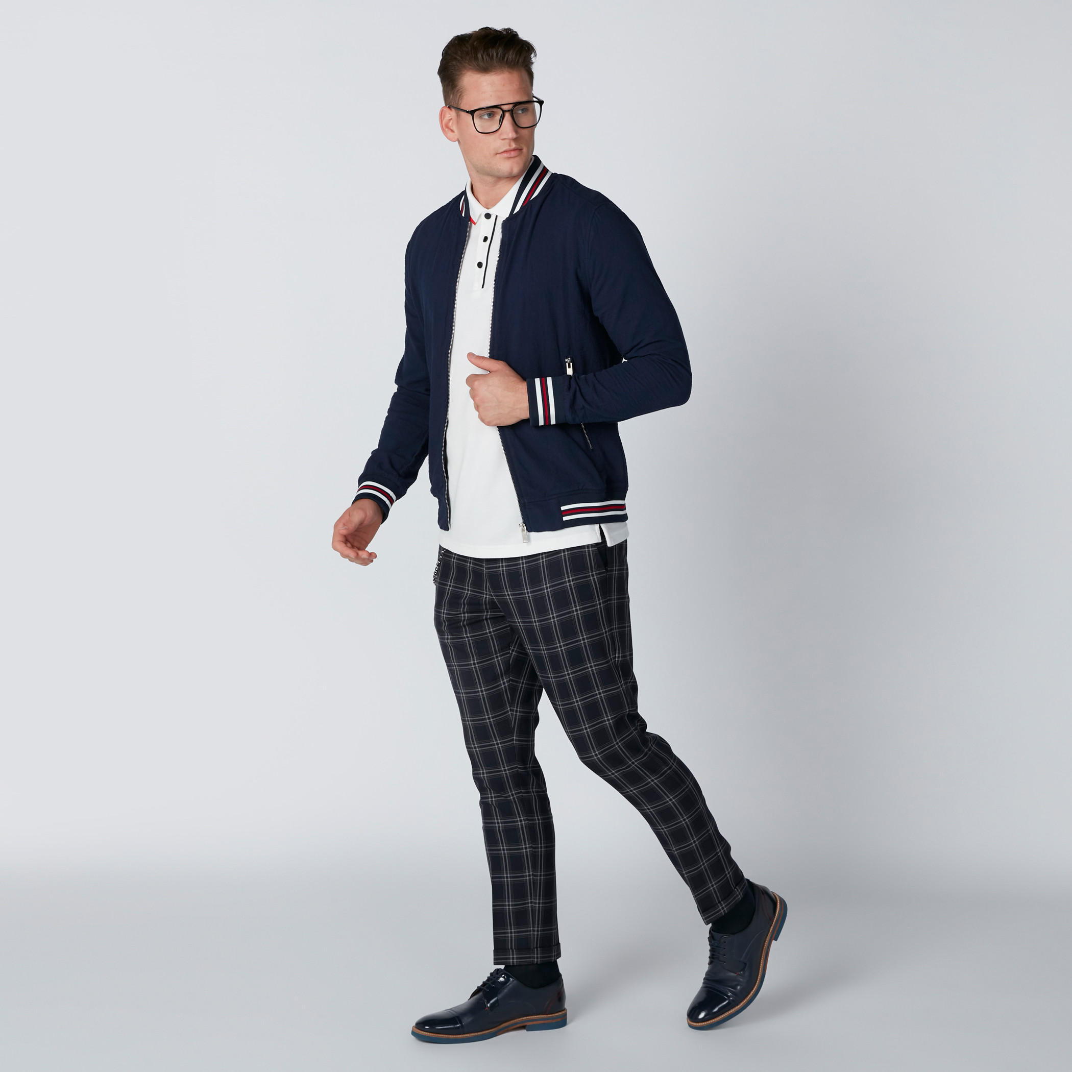 تيشيرت بياقة بولو وأكمام قصيرة من لوم-men-clothing-tshirtsandpolos-polos-image-1
