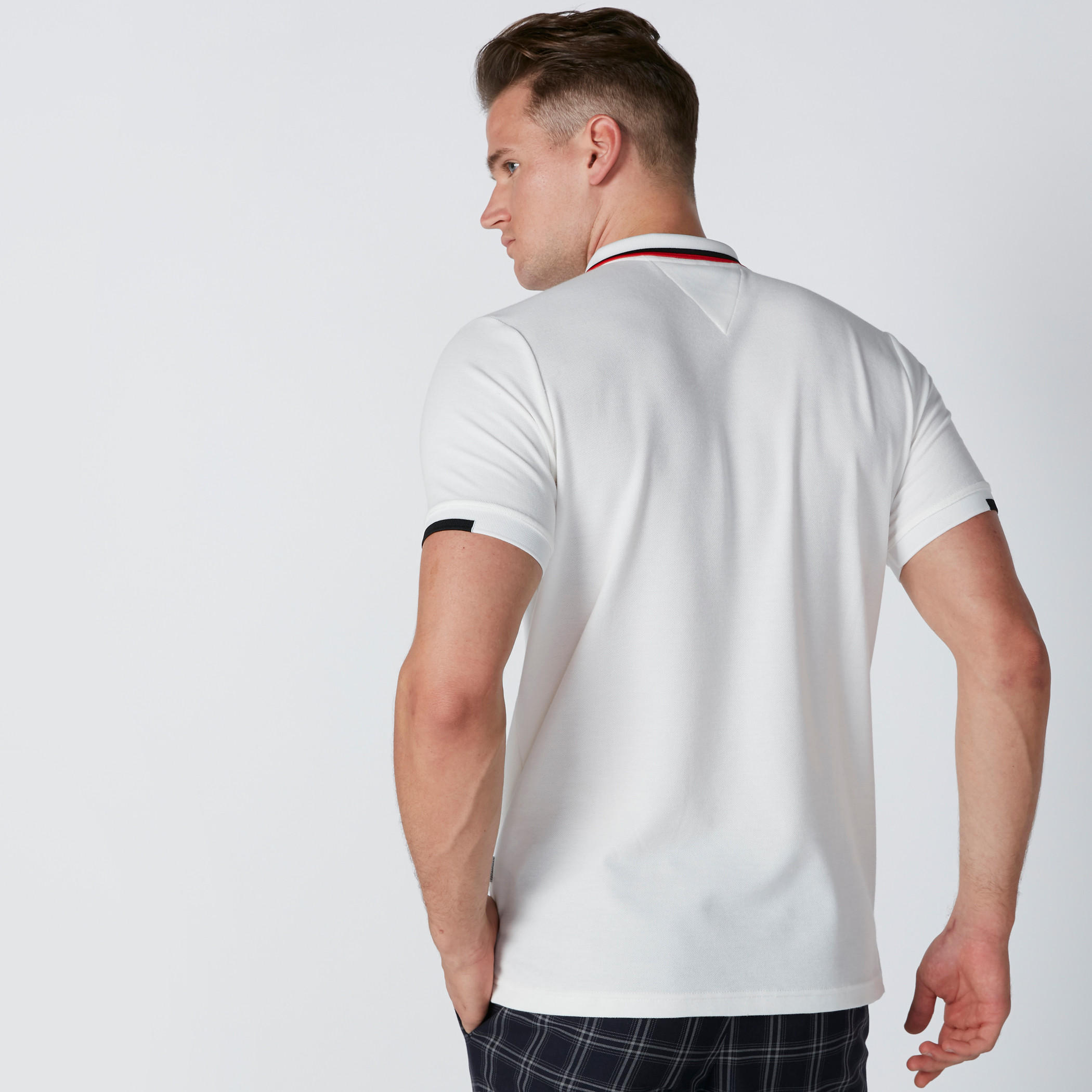 تيشيرت بياقة بولو وأكمام قصيرة من لوم-men-clothing-tshirtsandpolos-polos-image-2