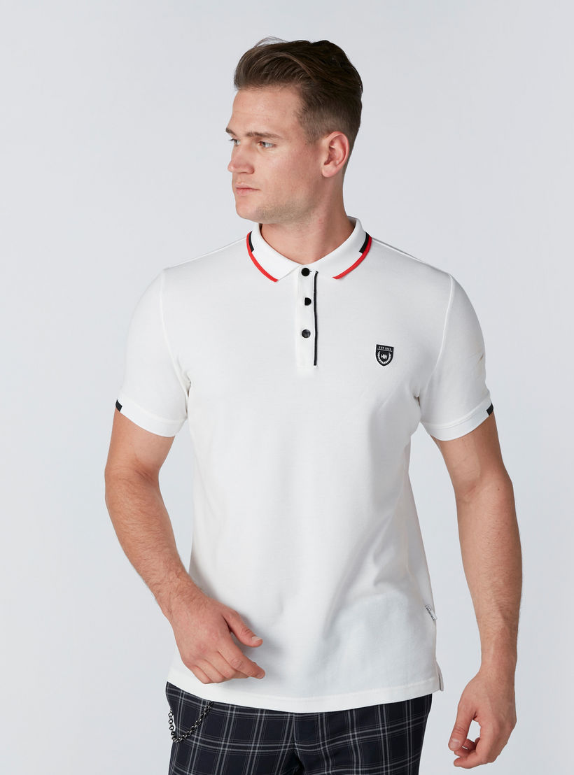 تيشيرت بياقة بولو وأكمام قصيرة من لوم-men-clothing-tshirtsandpolos-polos-image-3