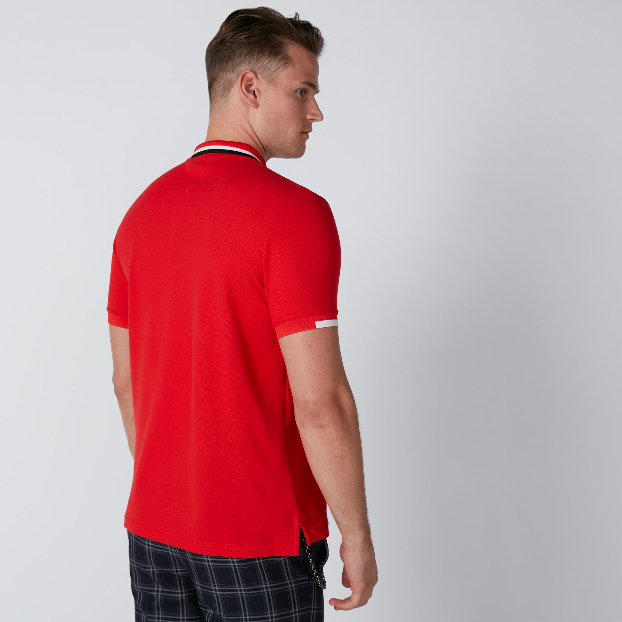 تيشيرت بياقة بولو وأكمام قصيرة من لوم-men-clothing-tshirtsandpolos-polos-image-2