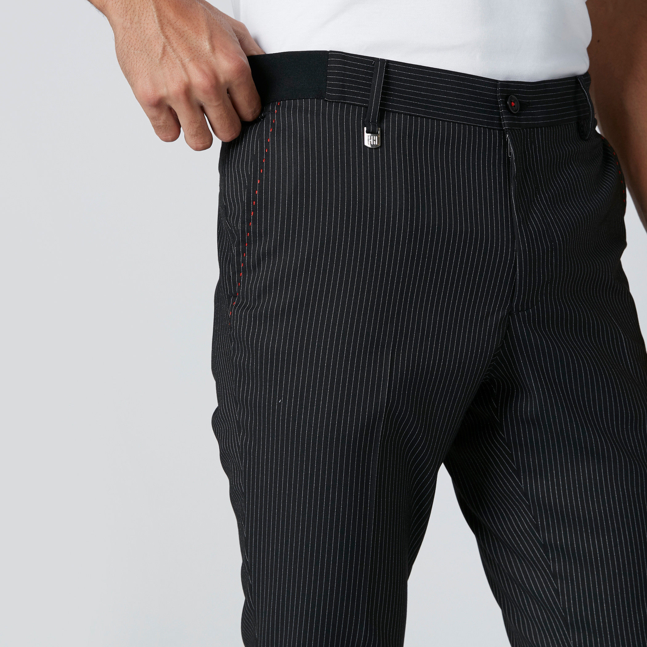 L'Homme Striped Trousers in Slim Fit with Pocket Detail-men-clothing-bottoms-trousersandchinos-trousers-image-8