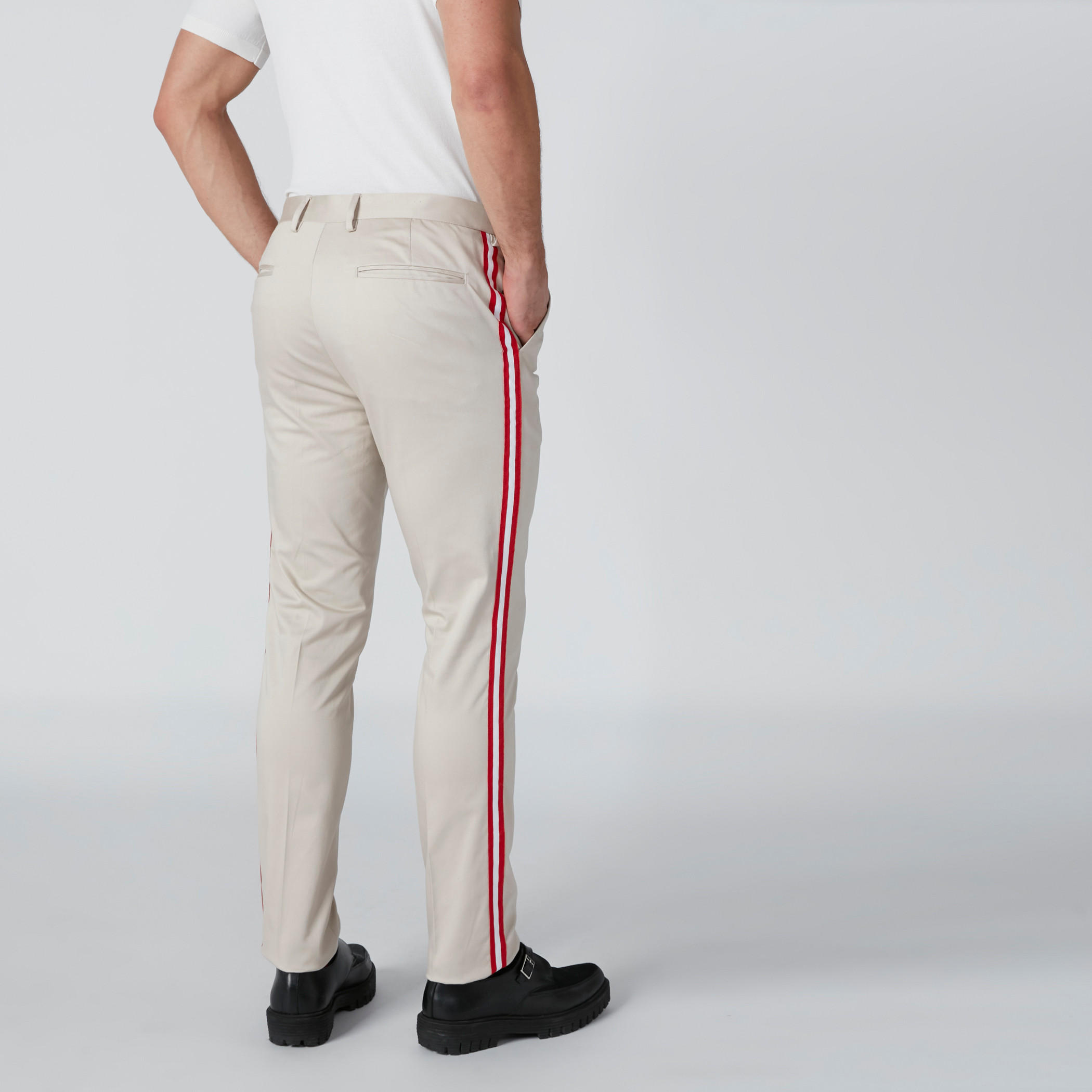 بنطال سليم بشريطة من لوم-men-clothing-bottoms-trousersandchinos-trousers-image-2
