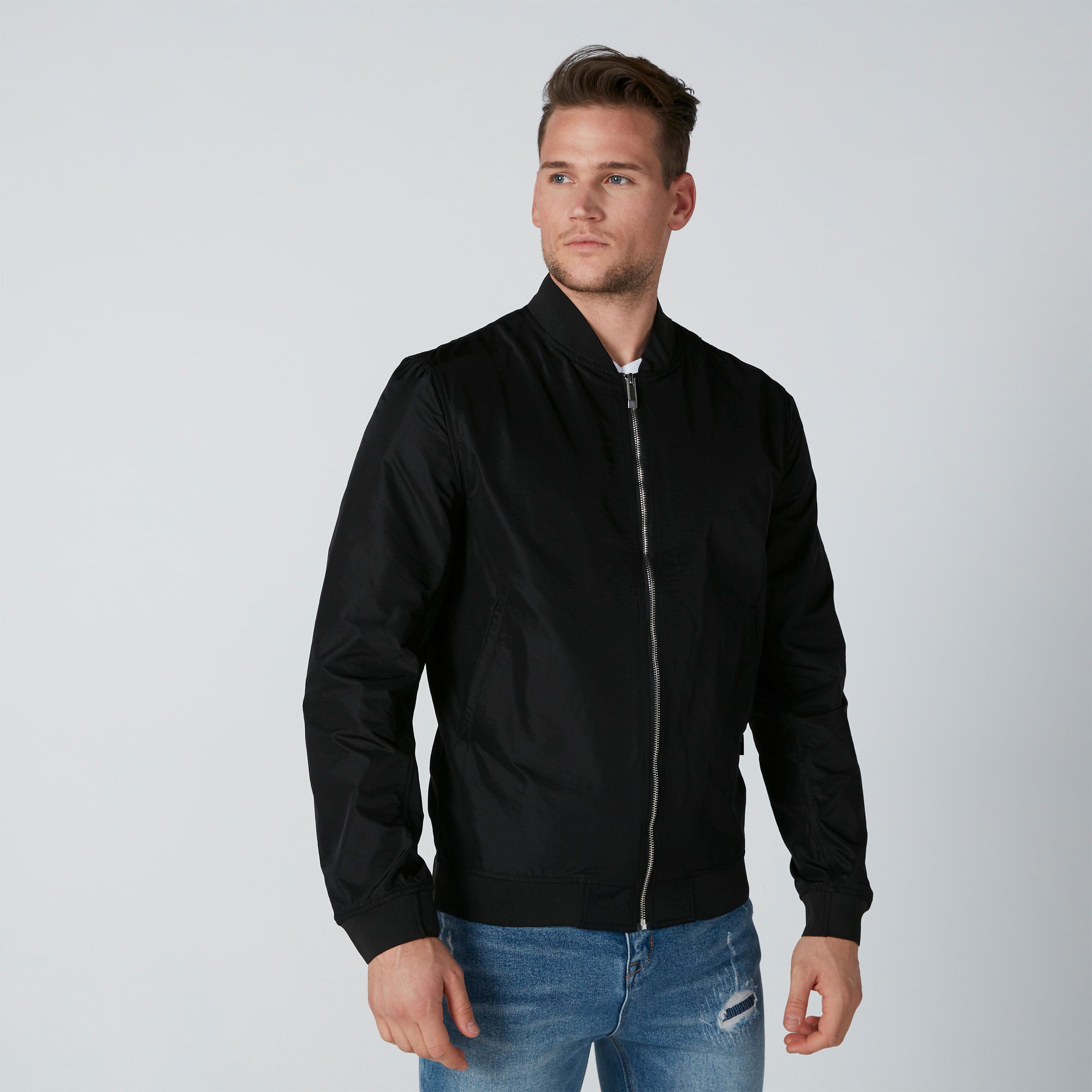 جاكيت بأكمام طويلة وجيوب وطبعات من لوم-men-clothing-jacketsandblazers-jackets-image-2