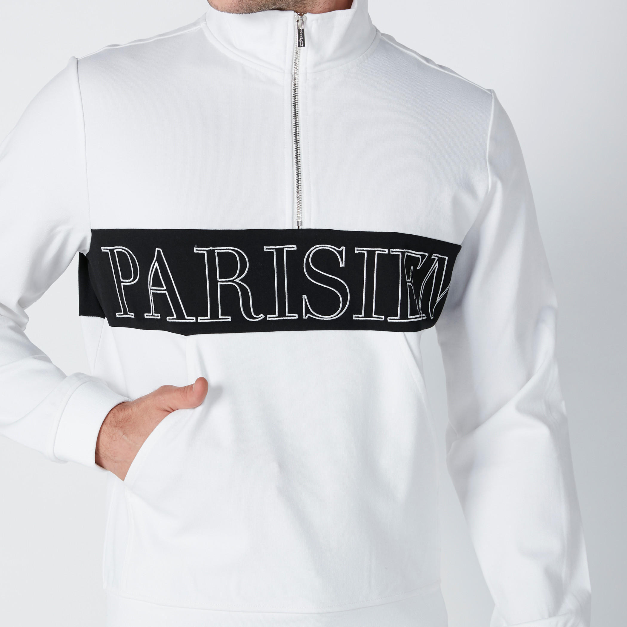 سويت شيرت بأكمام طويلة وجيوب وطبعات من لوم-men-winterwear-hoodiesandsweatshirts-image-4