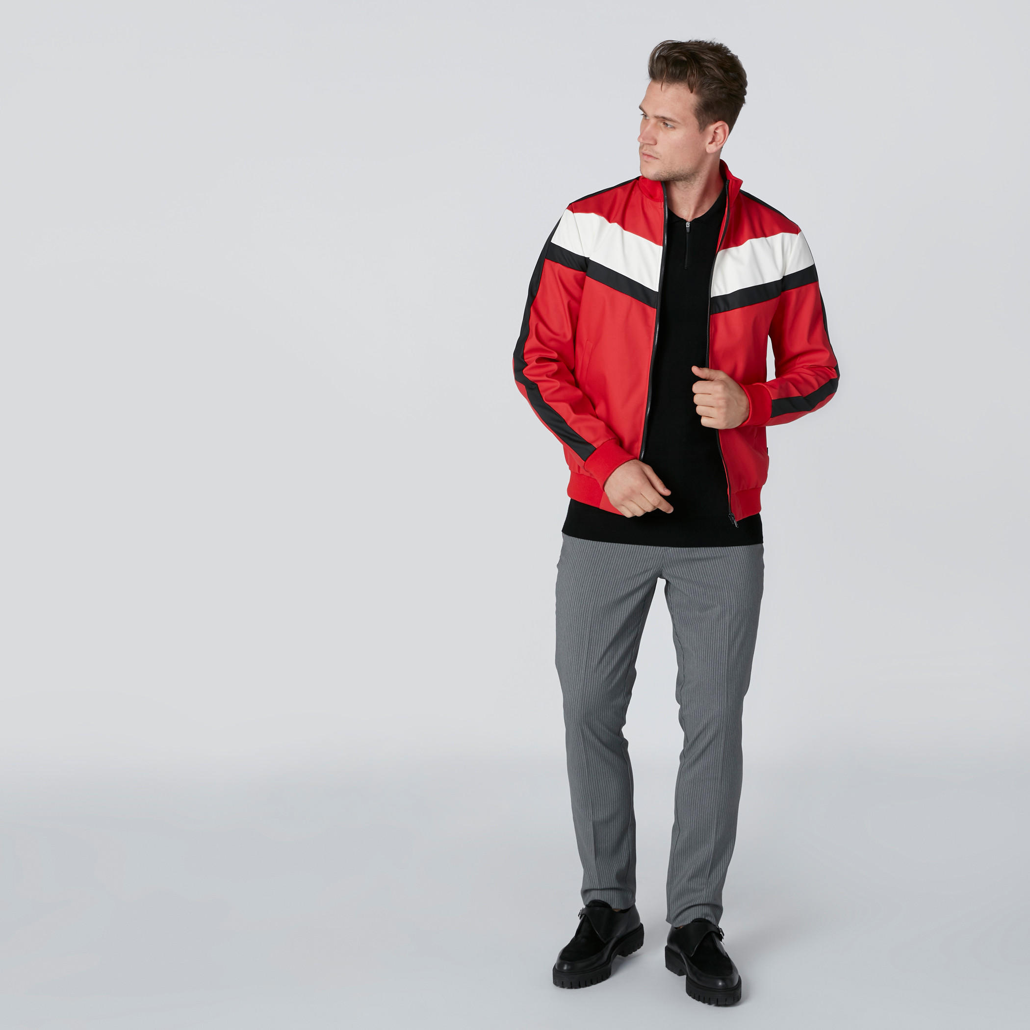 L'Homme Tape Detail Jacket with Long Sleeves and Zip Closure-men-clothing-jacketsandblazers-jackets-image-3