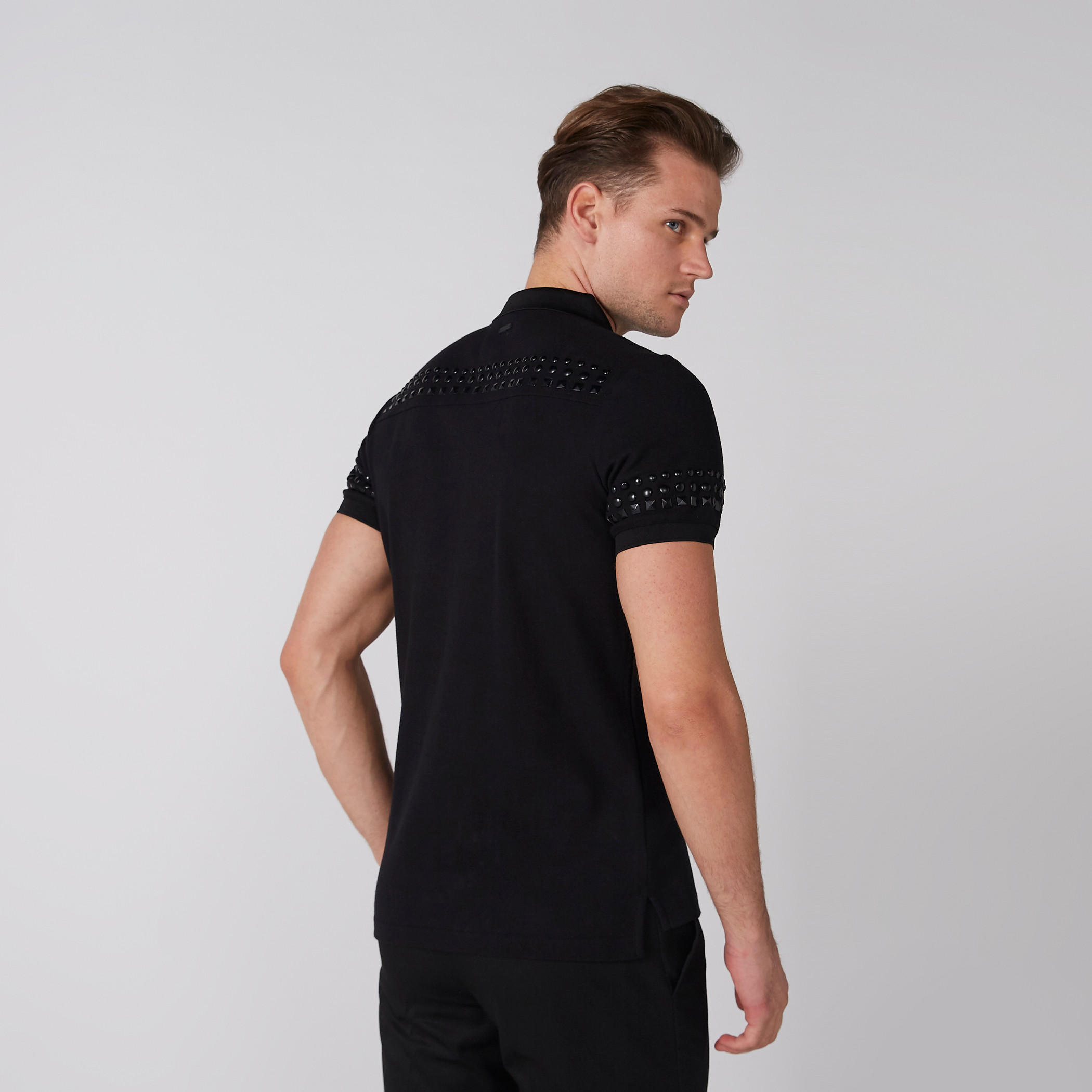 تيشيرت مزيّن بياقة بولو وأكمام قصيرة من لوم-men-clothing-tshirtsandpolos-polos-image-4