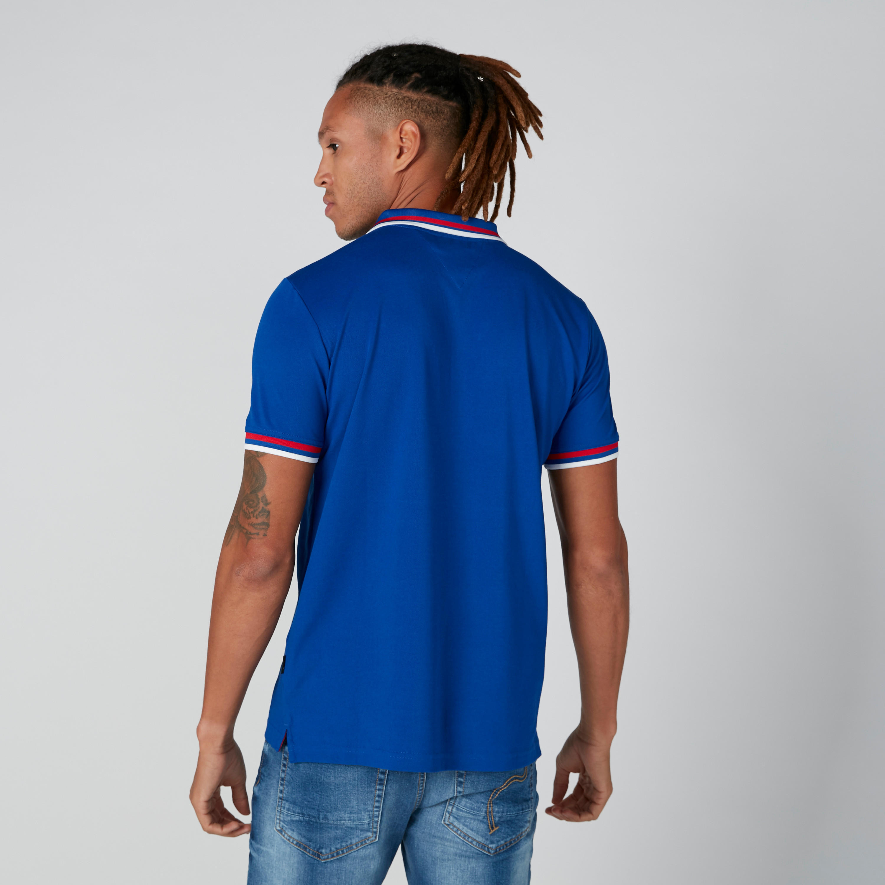 تيشيرت بياقة بولو وأكمام قصيرة من لوم-men-clothing-tshirtsandpolos-polos-image-3