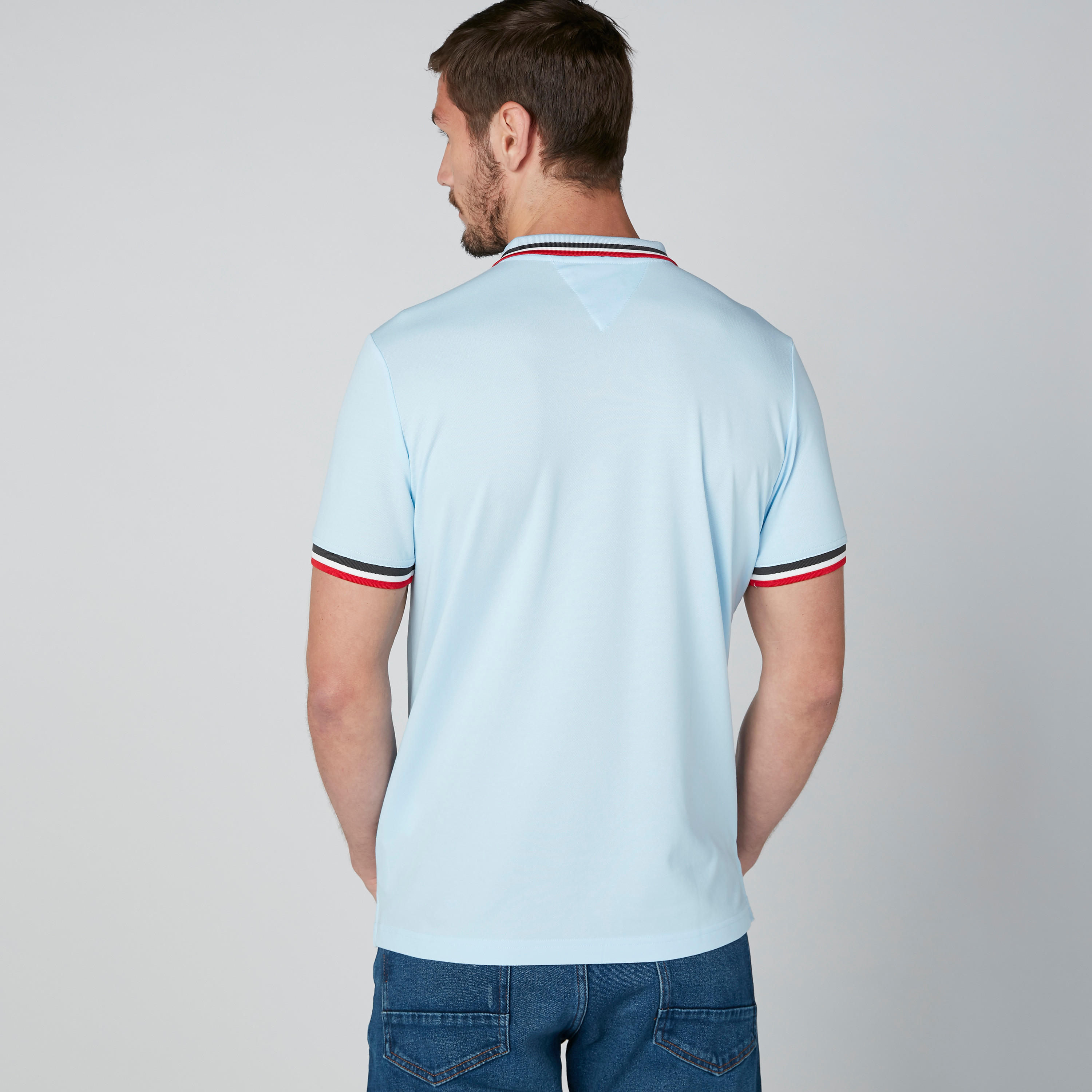 تيشيرت بياقة بولو وأكمام قصيرة من لوم-men-clothing-tshirtsandpolos-polos-image-2