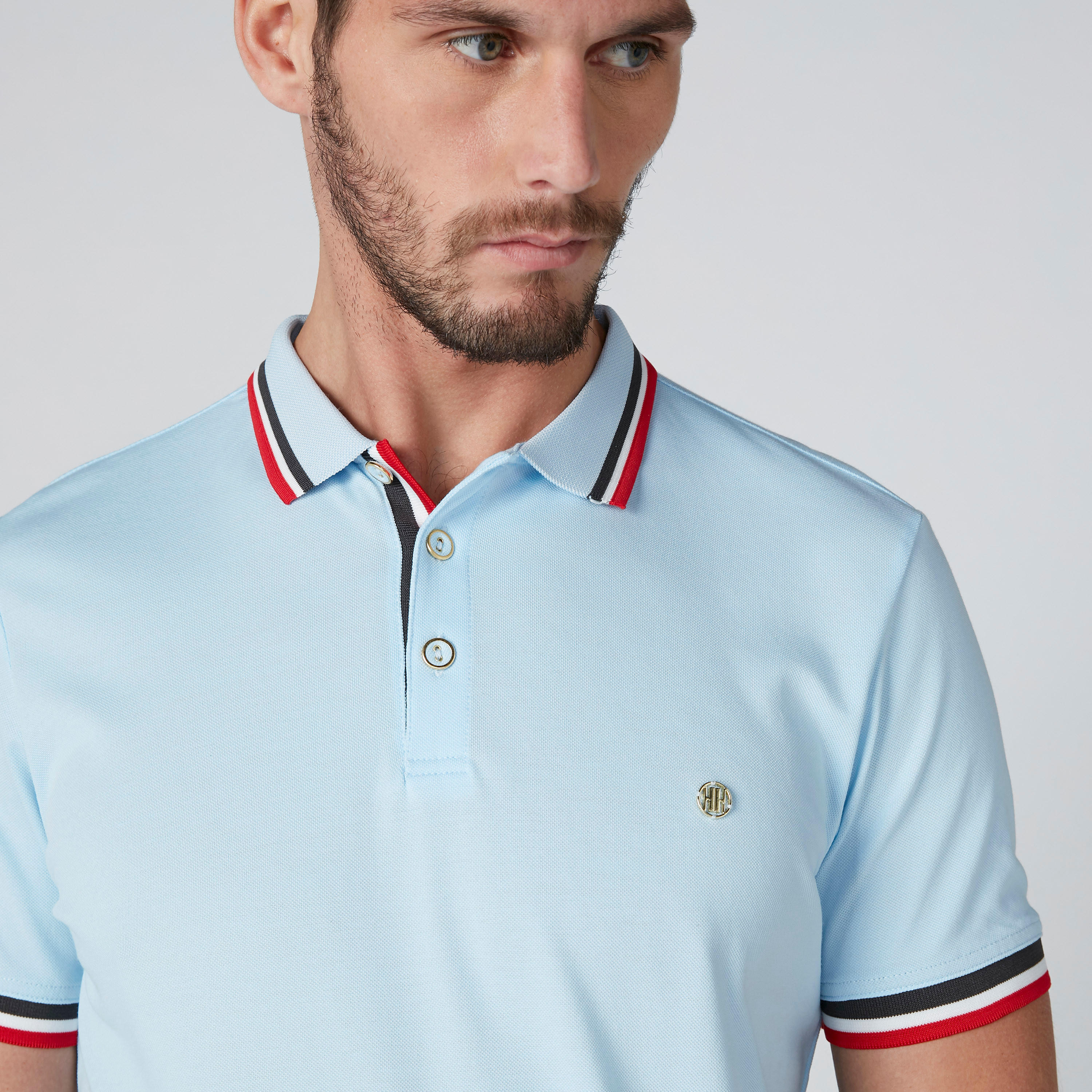 تيشيرت بياقة بولو وأكمام قصيرة من لوم-men-clothing-tshirtsandpolos-polos-image-4