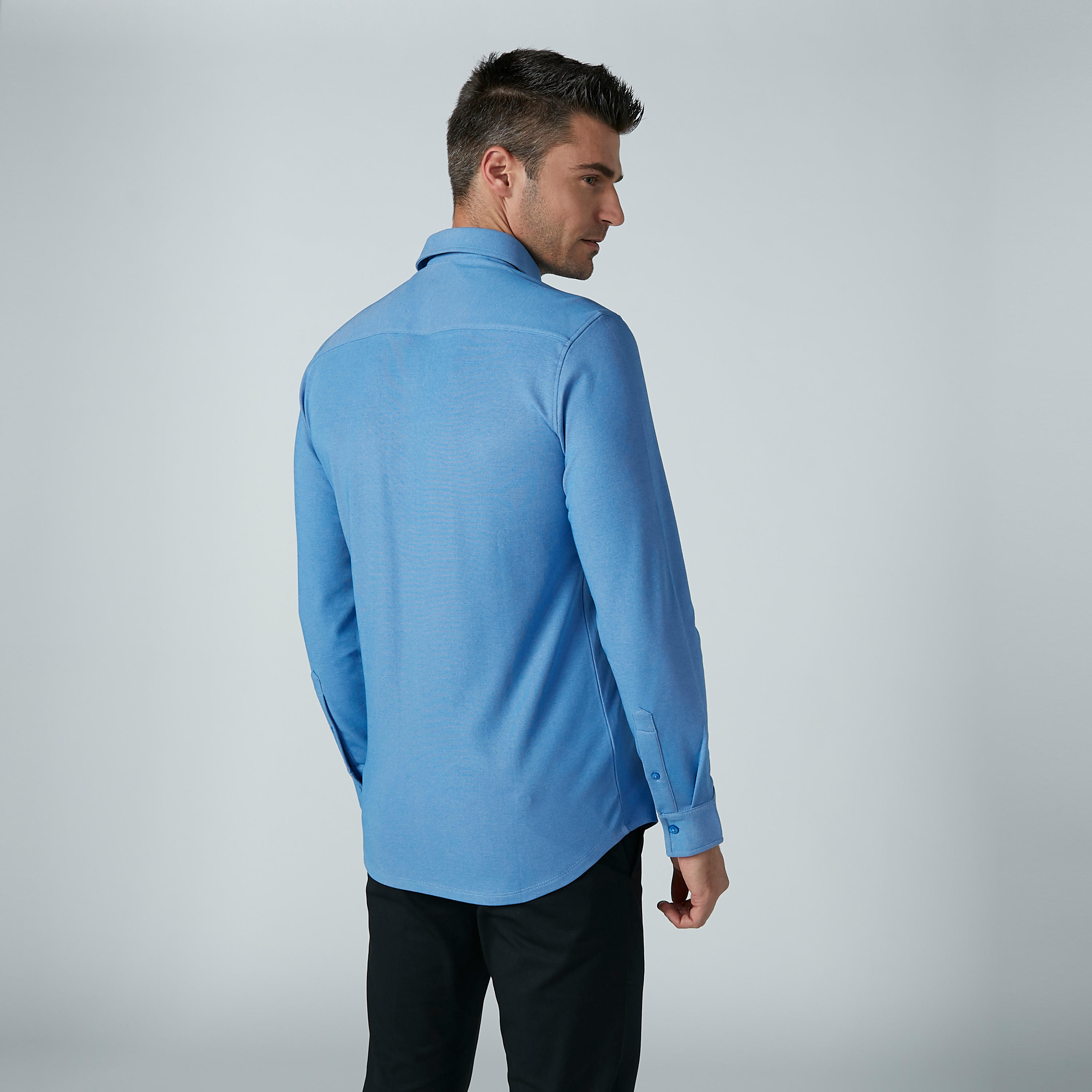 قميص رسمي سادة بأكمام طويلة من لوم-men-clothing-shirts-image-5