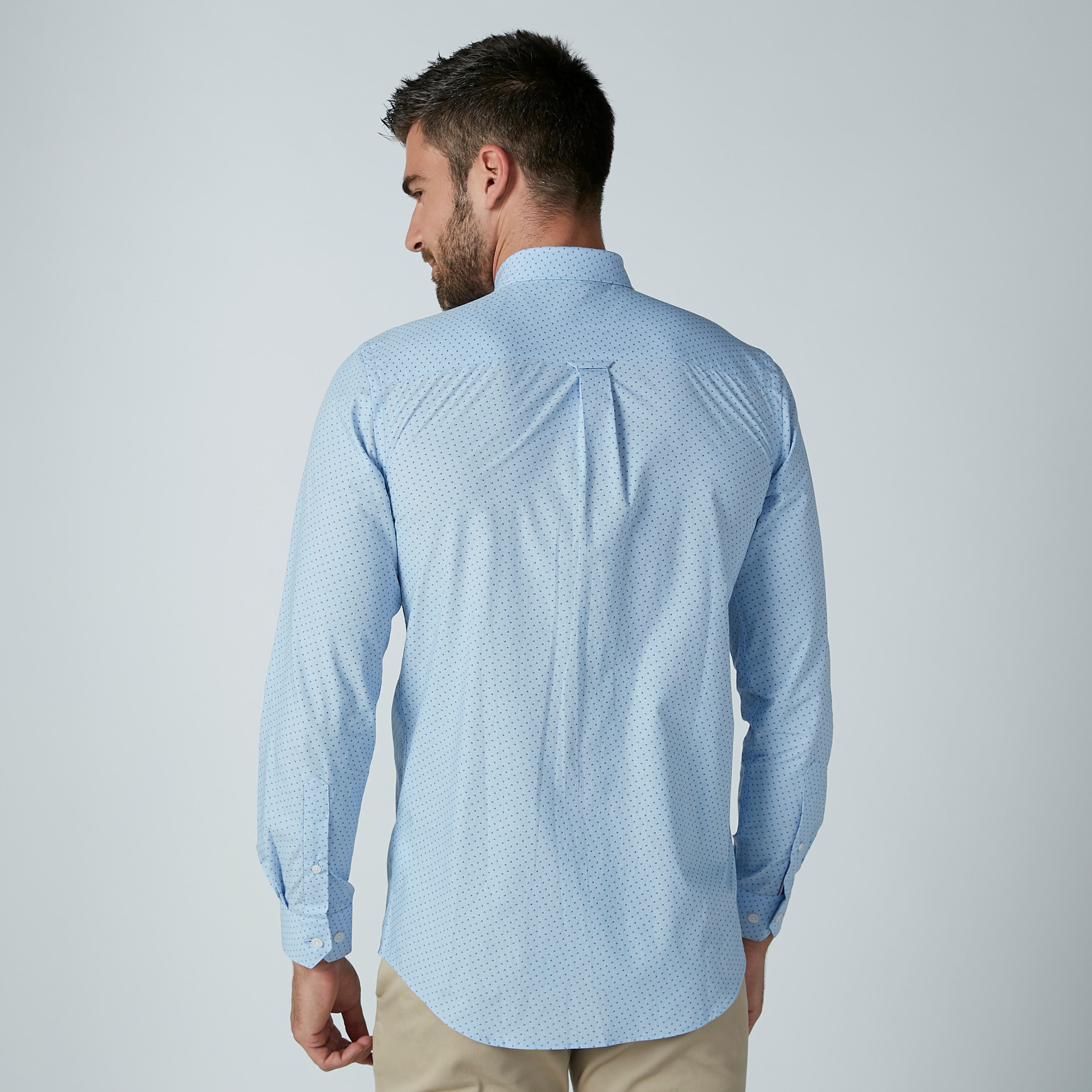 L'Homme Printed Shirt with Long Sleeves and Spread Collar-men-clothing-shirts-image-4
