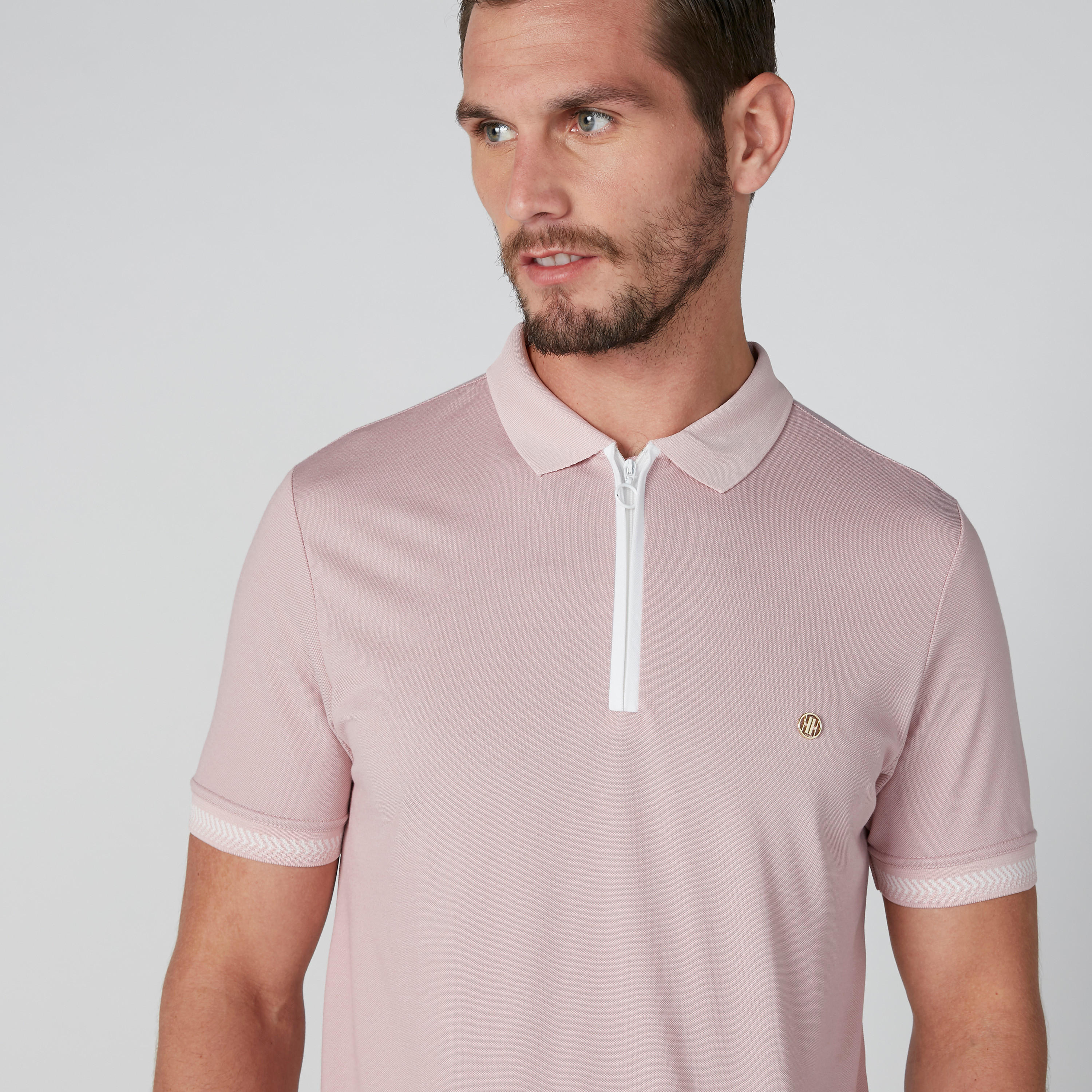 تيشيرت بياقة بولو وسحّاب من لوم-men-clothing-tshirtsandpolos-polos-image-8
