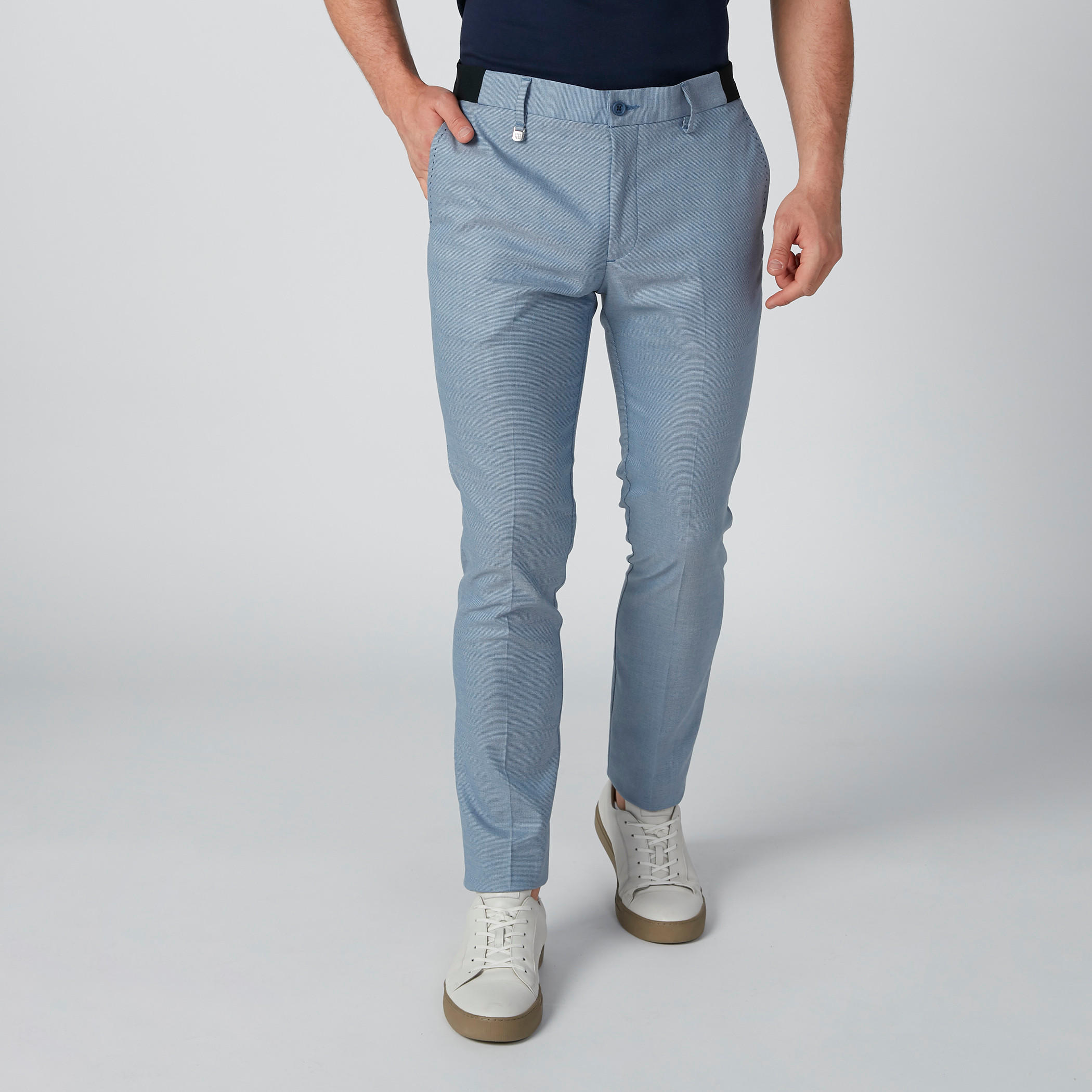 L'Homme Textured Trousers with Pocket Detail-men-clothing-bottoms-trousersandchinos-trousers-image-1