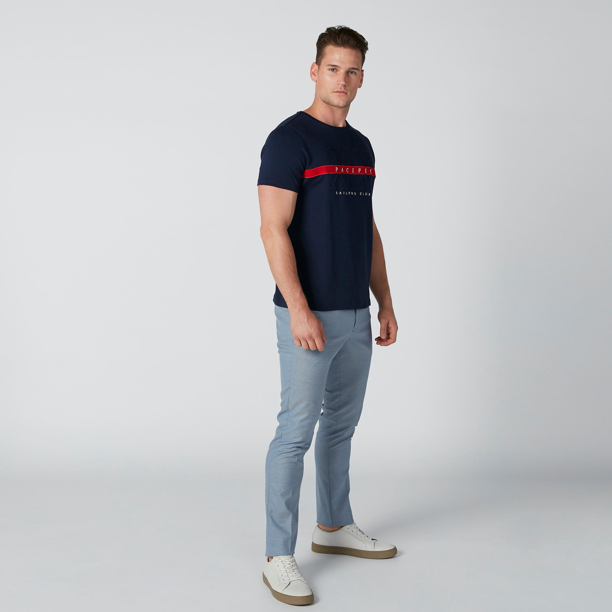 L'Homme Textured Trousers with Pocket Detail-men-clothing-bottoms-trousersandchinos-trousers-image-2