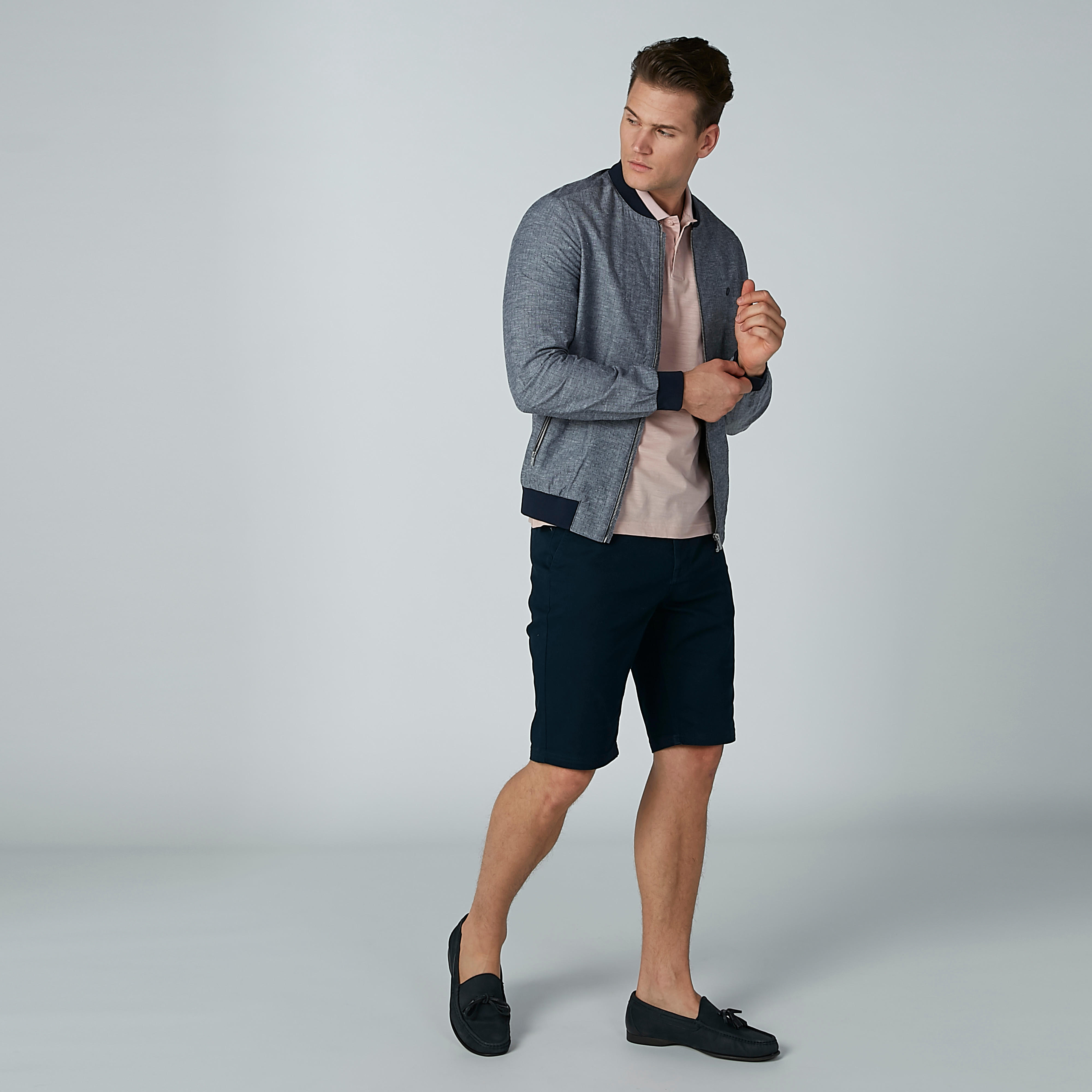 جاكيت بومبر بأكمام طويلة وجيوب من بيينج هيومان-men-clothing-jacketsandblazers-jackets-image-5