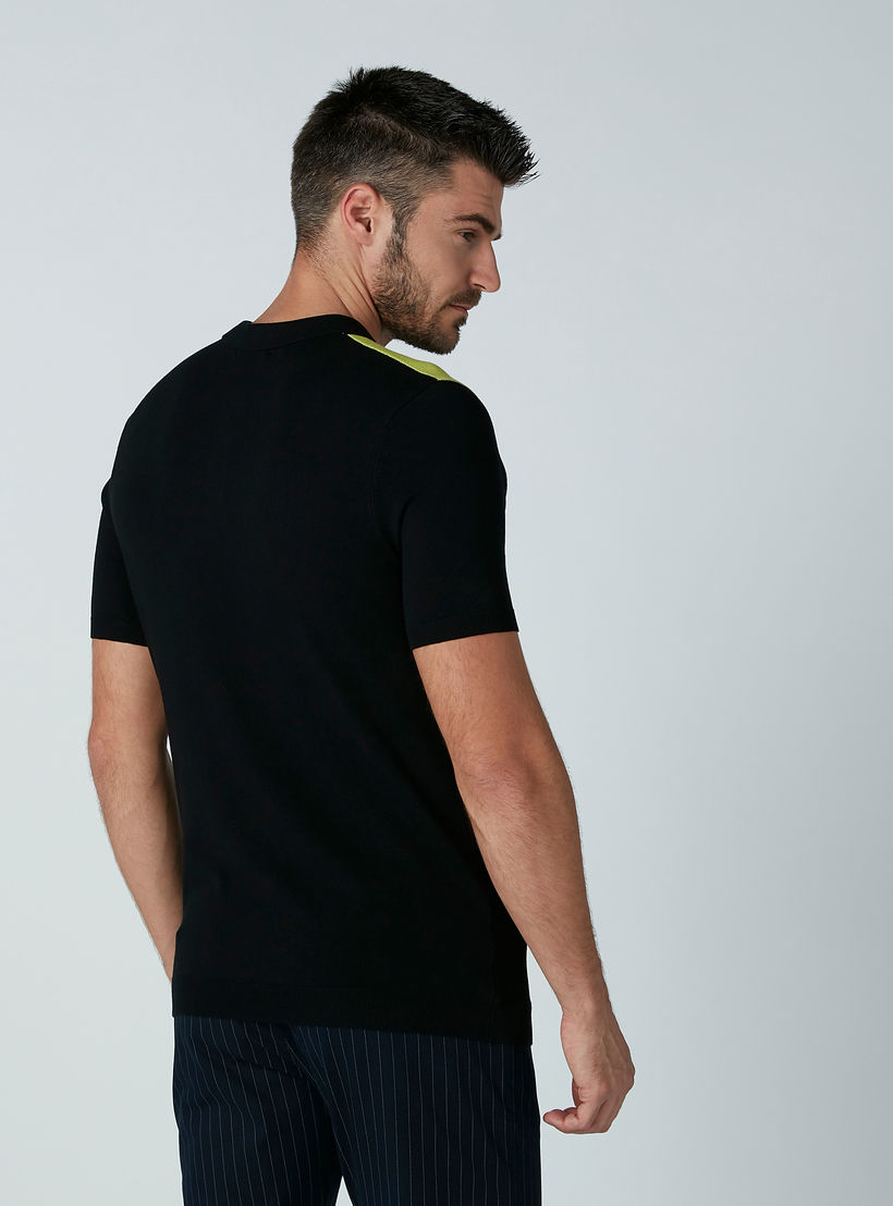 تيشيرت مقلّم بأكمام قصيرة من لوم-men-clothing-tshirtsandpolos-polos-image-4