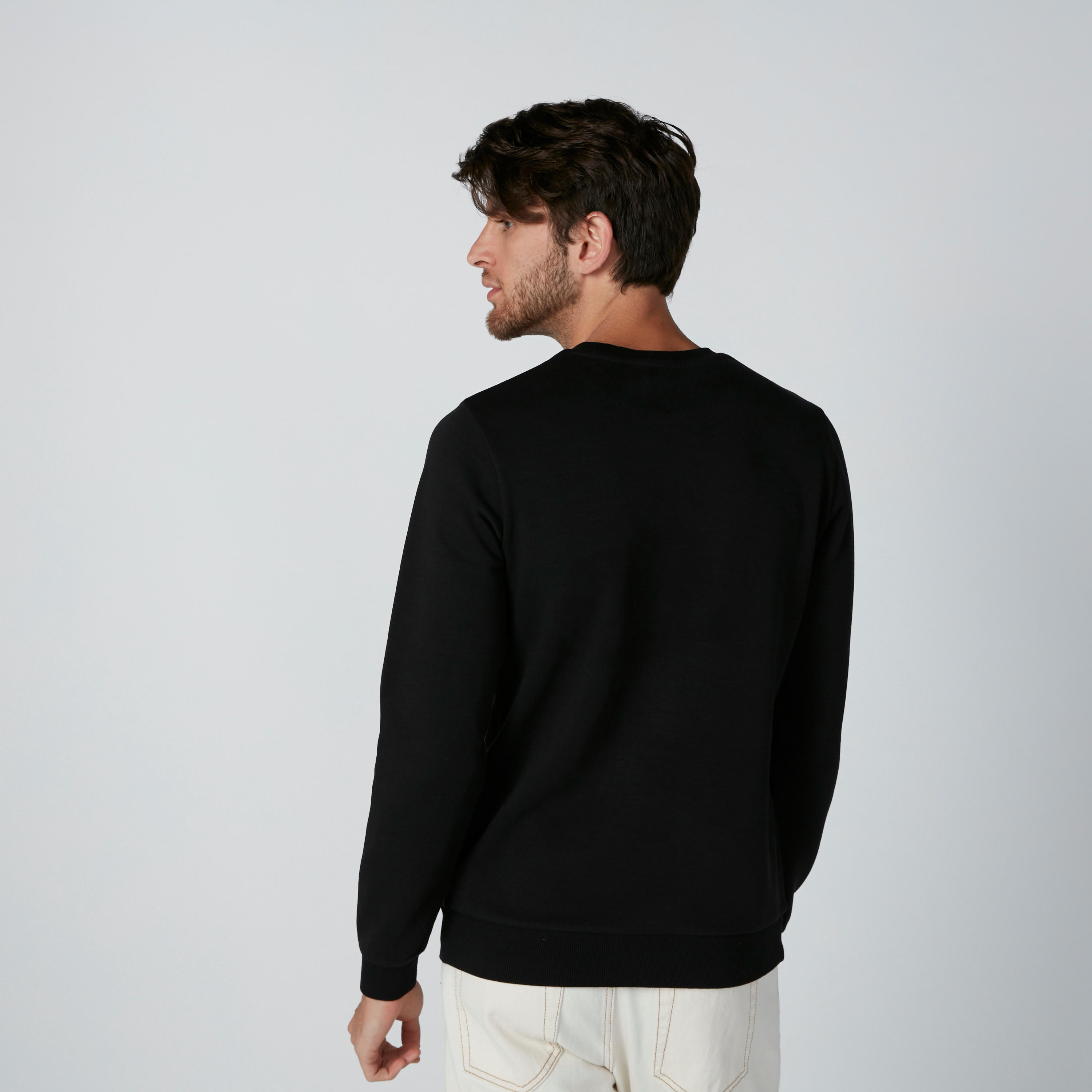 سويت شيرت مطرّز بياقة مستديرة من لوم-men-winterwear-hoodiesandsweatshirts-image-2