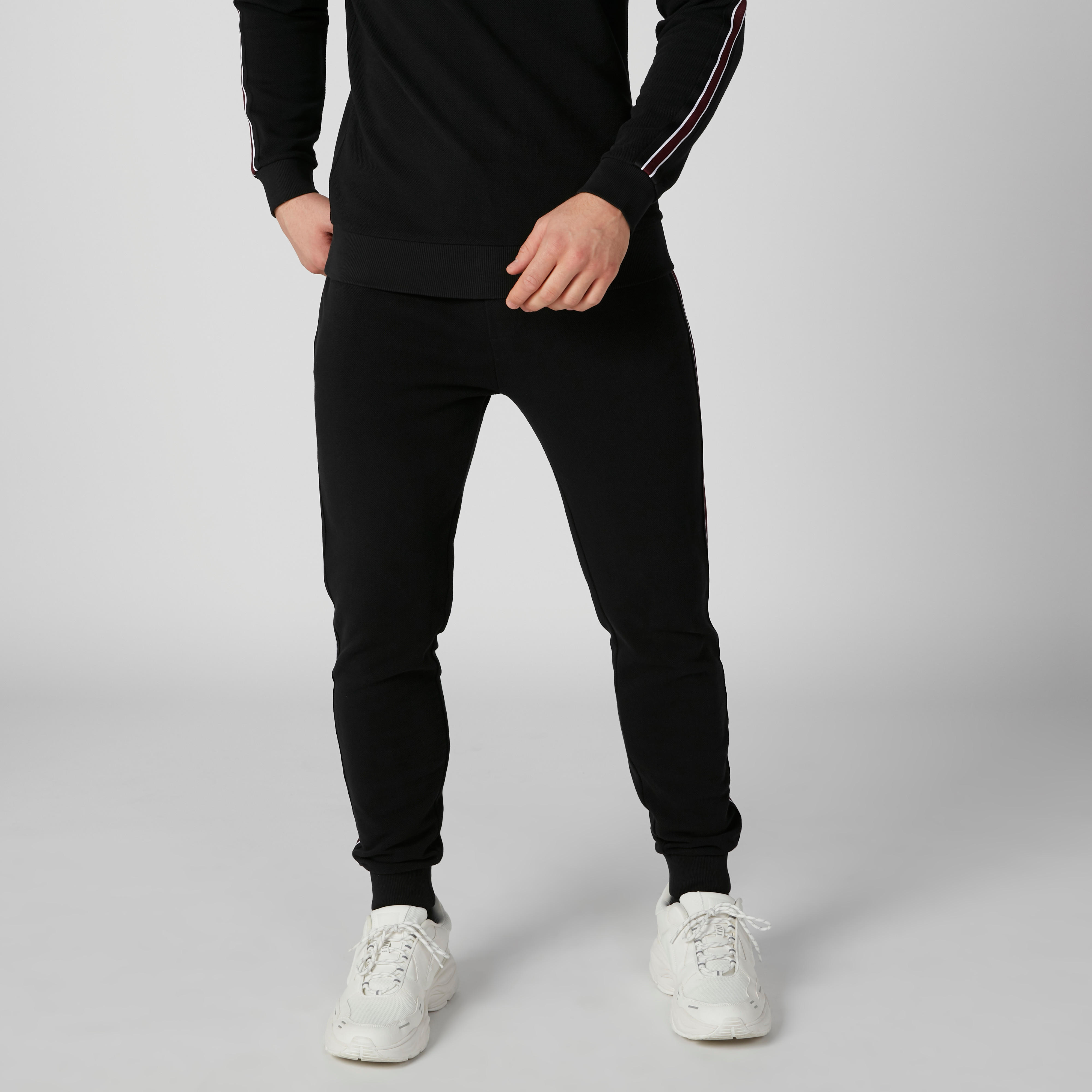 بنطال رياضي طويل بشريطة من لوم-men-clothing-bottoms-joggers-image-4