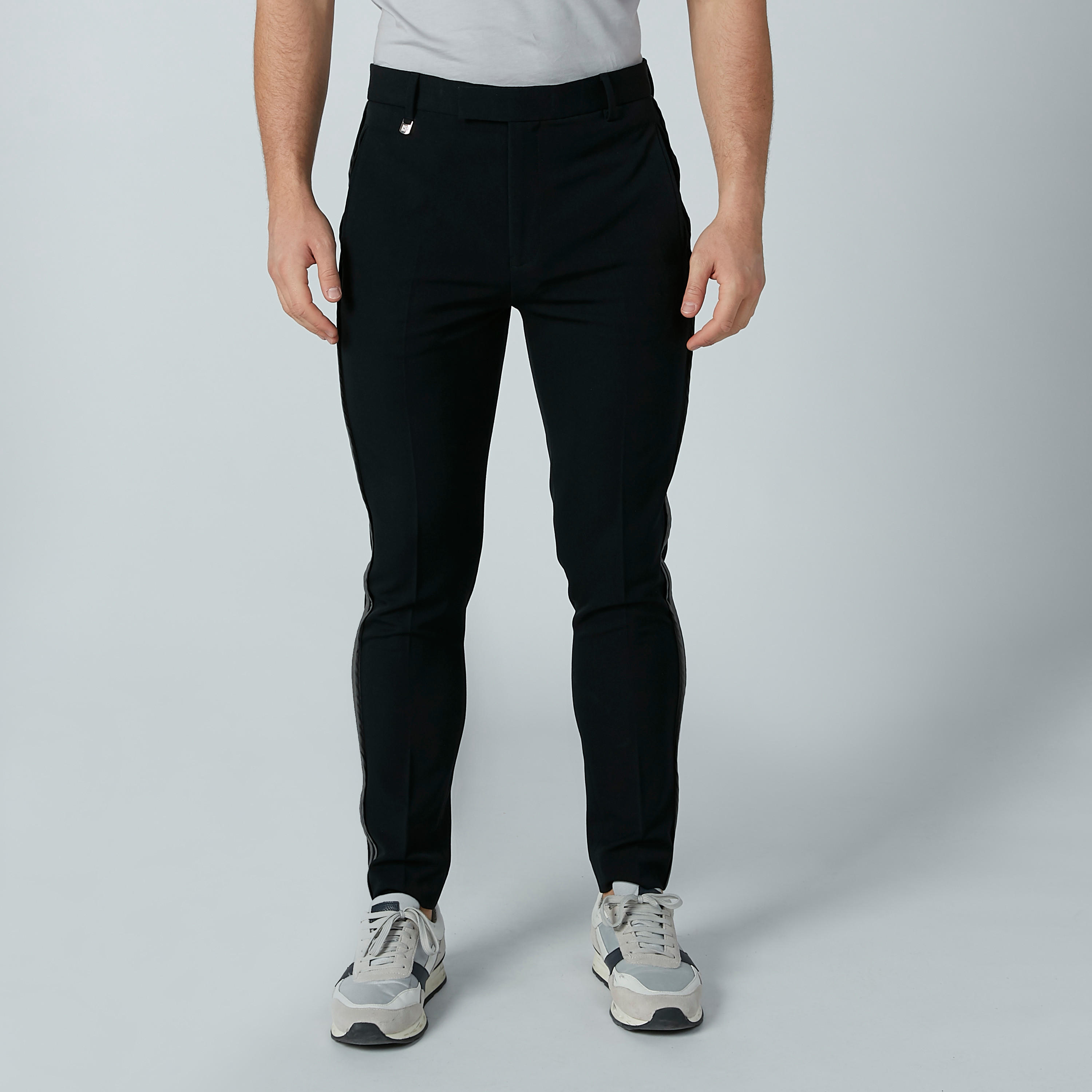 L'Homme Tape and Pocket Detail Trousers-men-clothing-bottoms-trousersandchinos-trousers-image-3