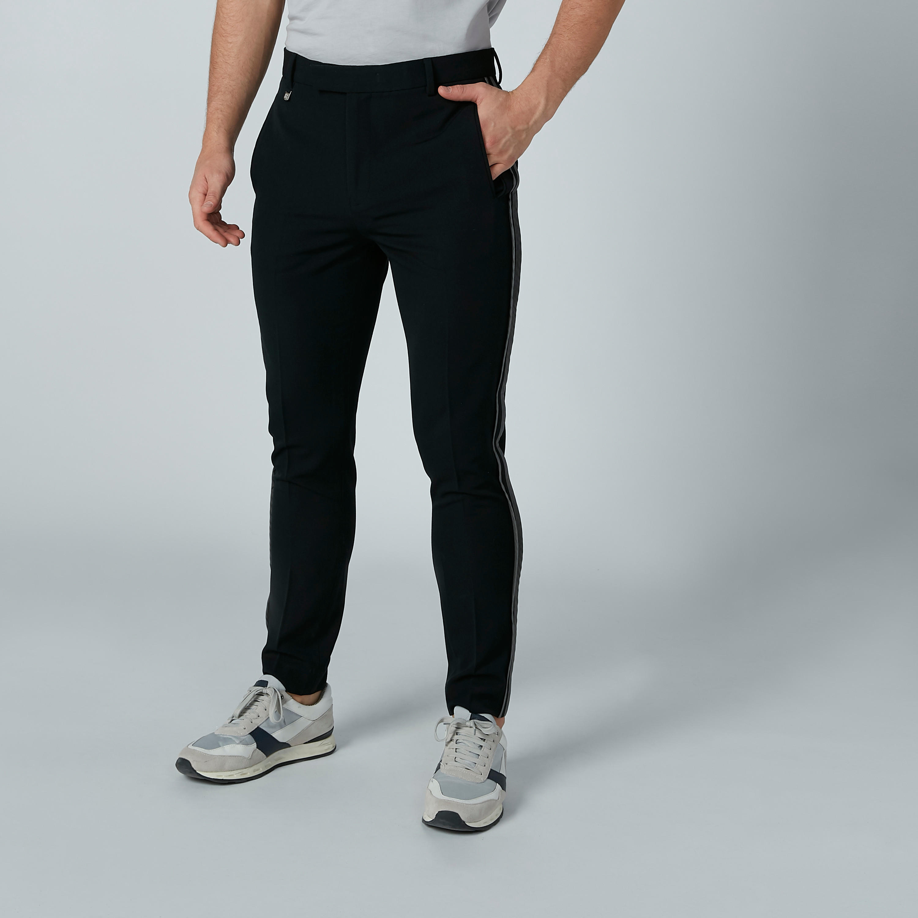 L'Homme Tape and Pocket Detail Trousers-men-clothing-bottoms-trousersandchinos-trousers-image-5