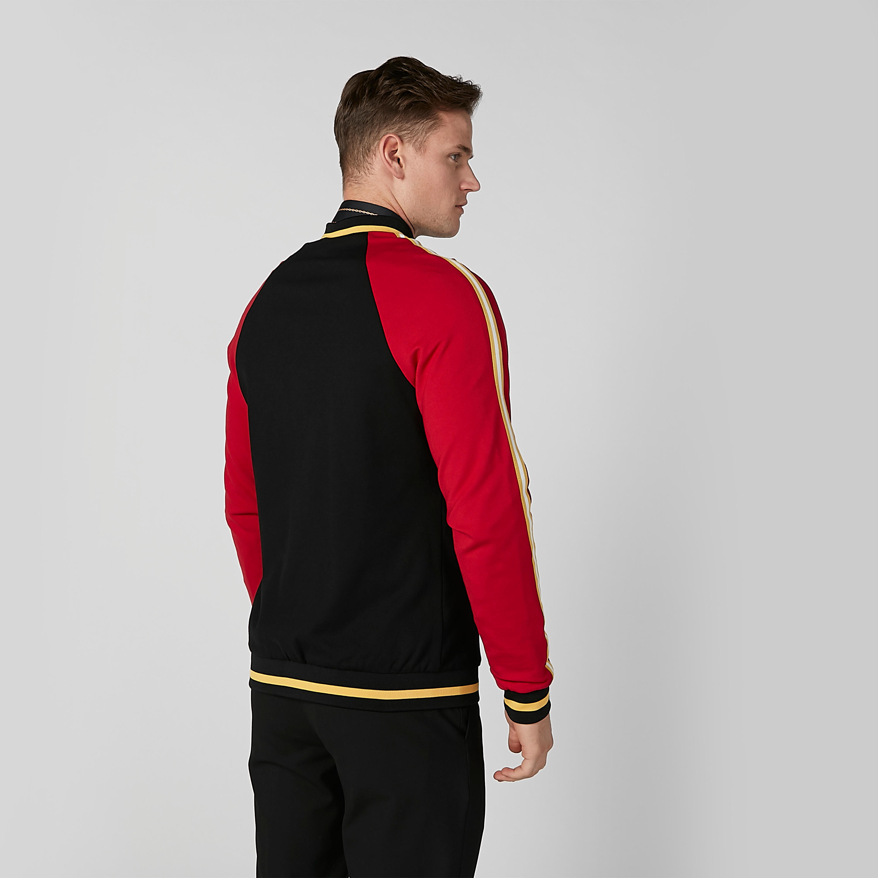 جاكيت بومبر بأكمام طويلة وجيوب من لوم-men-clothing-jacketsandblazers-jackets-image-4