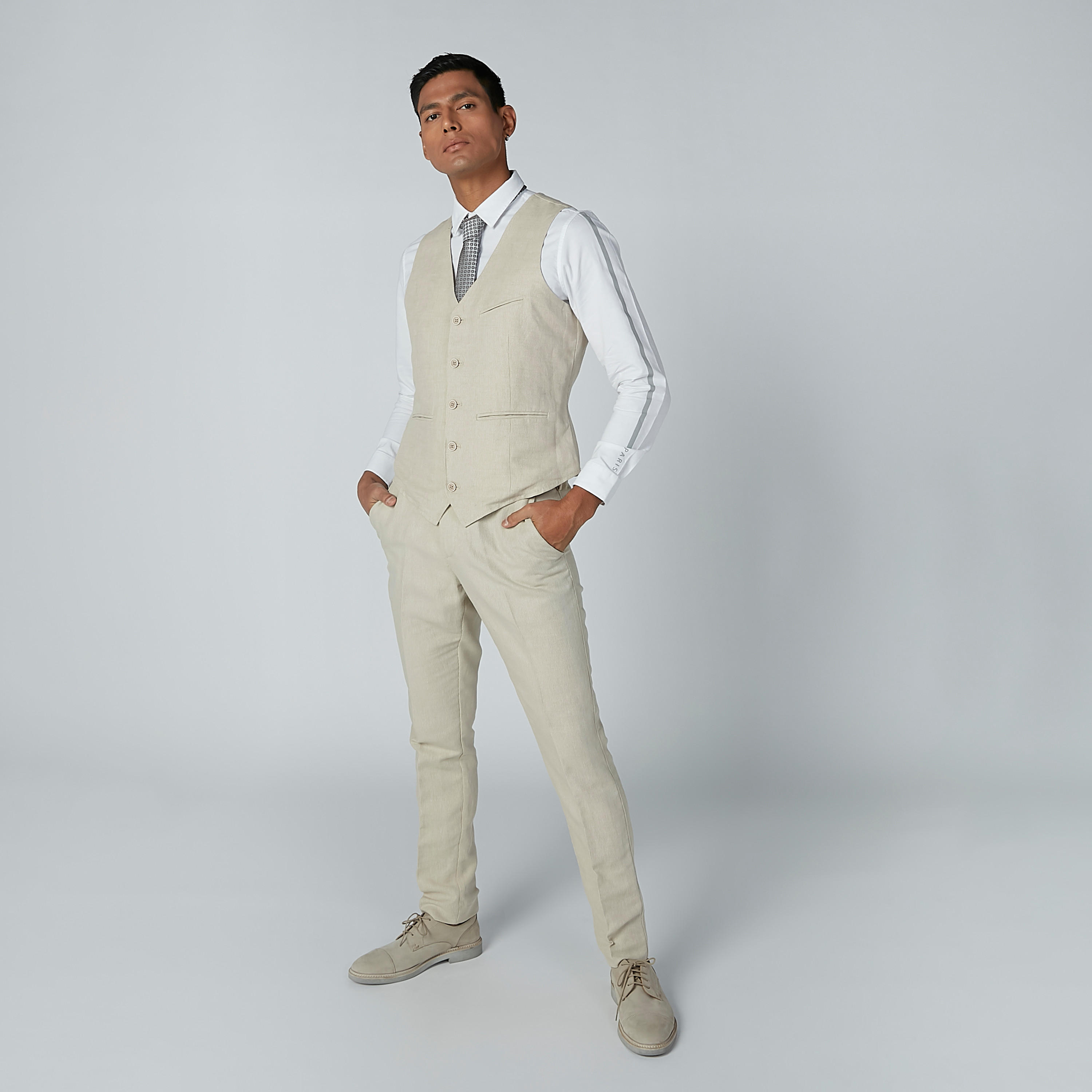قميص بأكمام طويلة وأزرار وطبعات من لوم-men-clothing-shirts-image-2