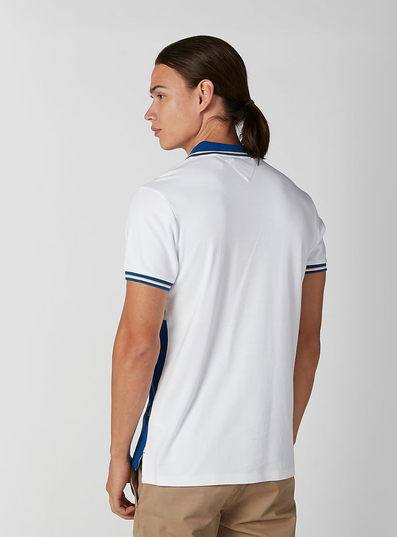 تيشيرت بقصّة سليم وتصاميم مغايرة وياقة بولو من لوم-men-clothing-tshirtsandpolos-polos-image-3