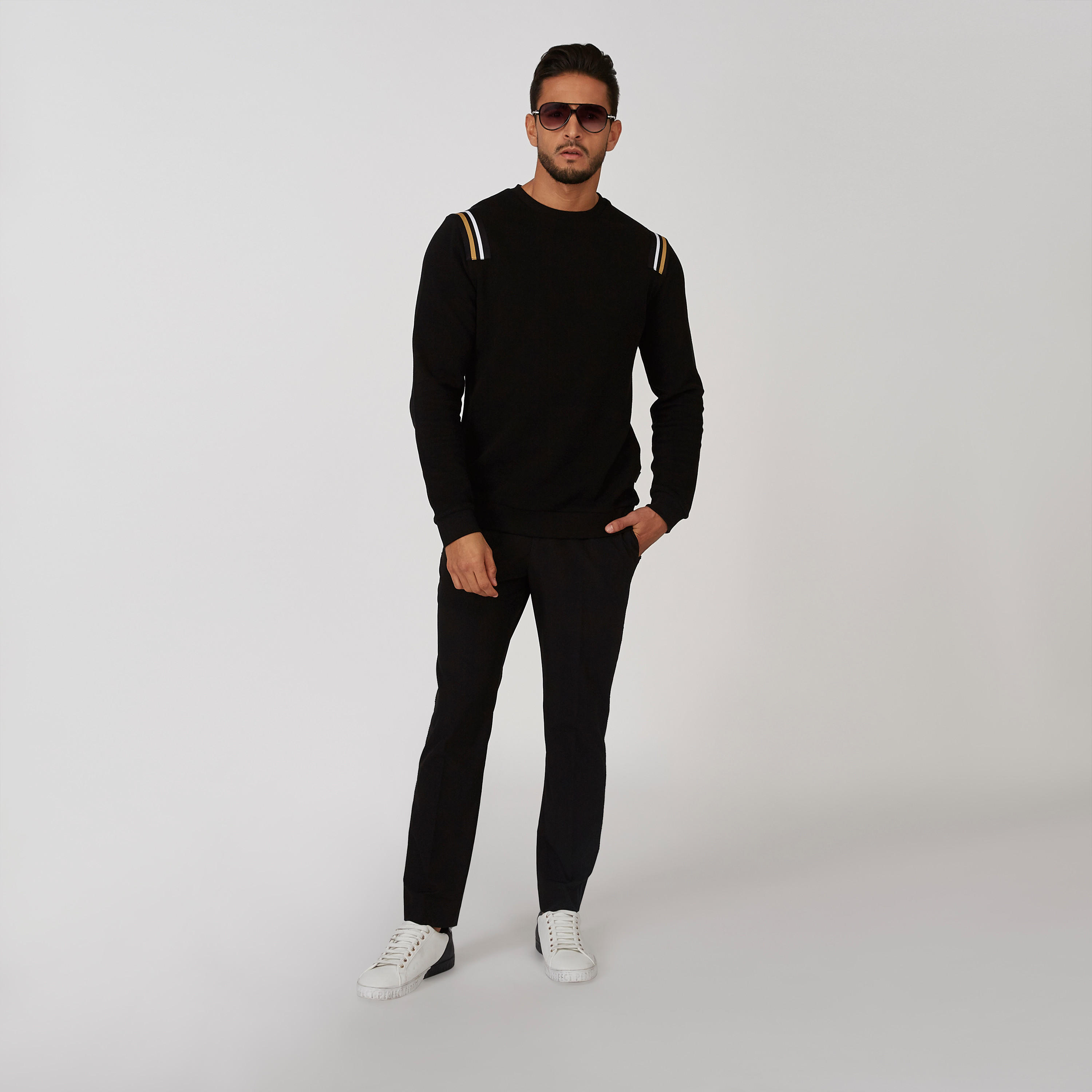 سويت شيرت بياقة ضيّقة وأكمام طويلة من لوم-men-winterwear-hoodiesandsweatshirts-image-5