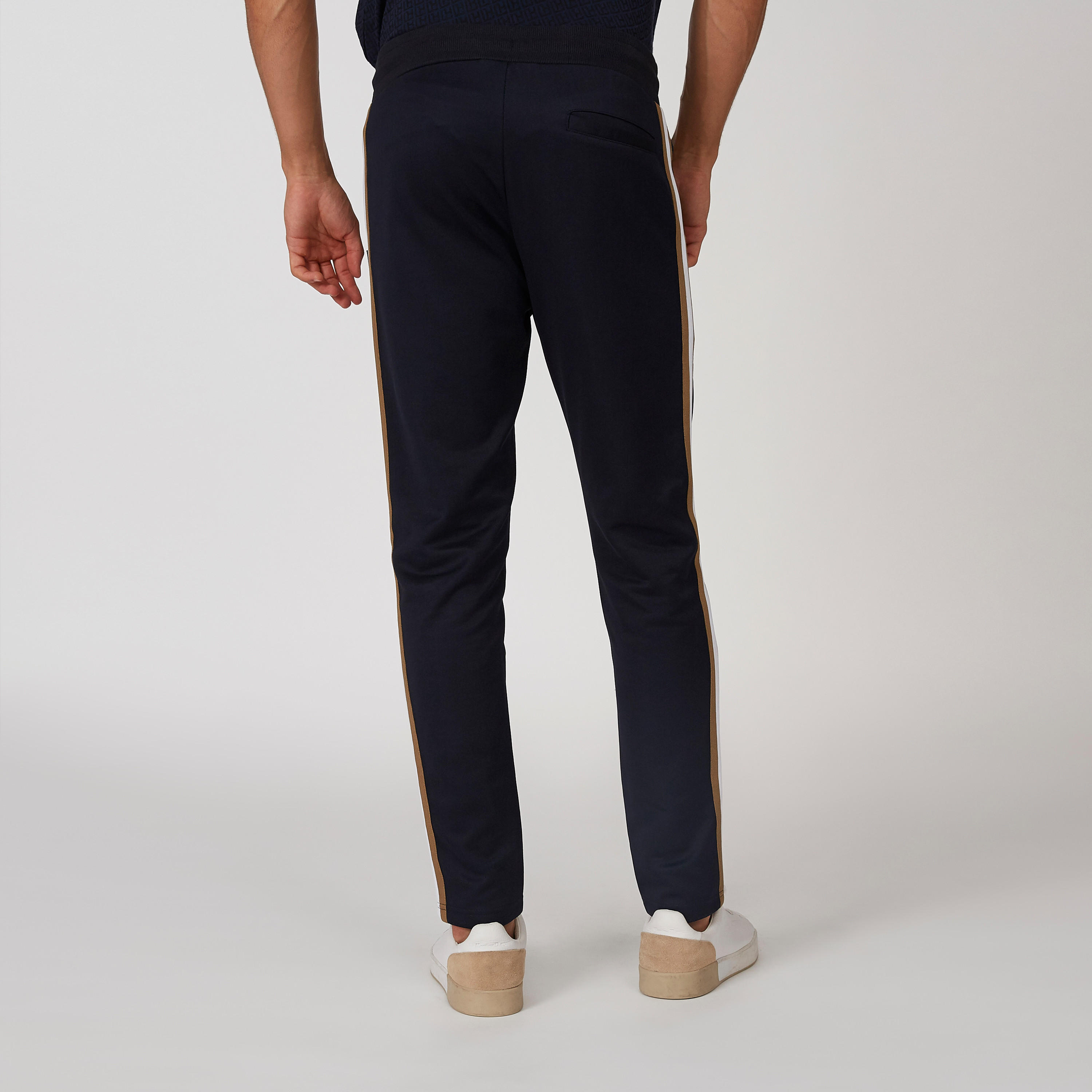 L'Homme Slim Fit Plain Mid Waist Pants with Pocket Detail-men-clothing-bottoms-trousersandchinos-trousers-image-2