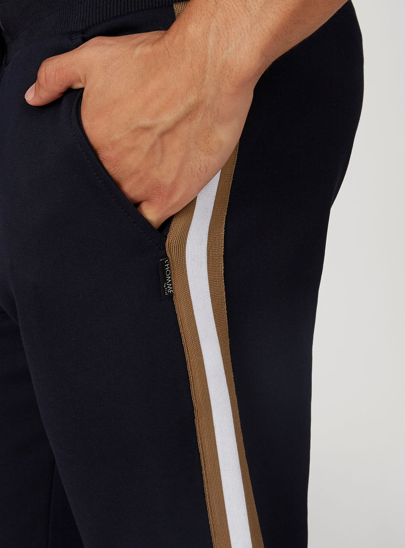 L'Homme Slim Fit Plain Mid Waist Pants with Pocket Detail-men-clothing-bottoms-trousersandchinos-trousers-image-4