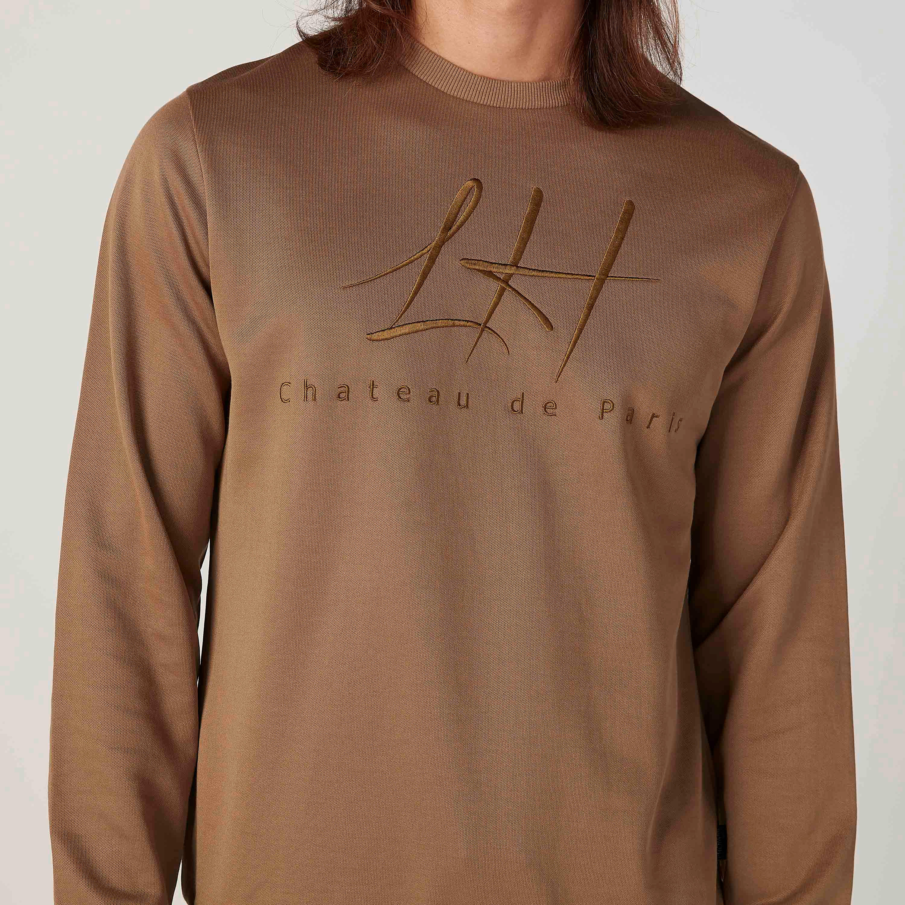 سويت شيرت مطرّز بأكمام طويلة وياقة ضيقة من لوم-men-winterwear-hoodiesandsweatshirts-image-3
