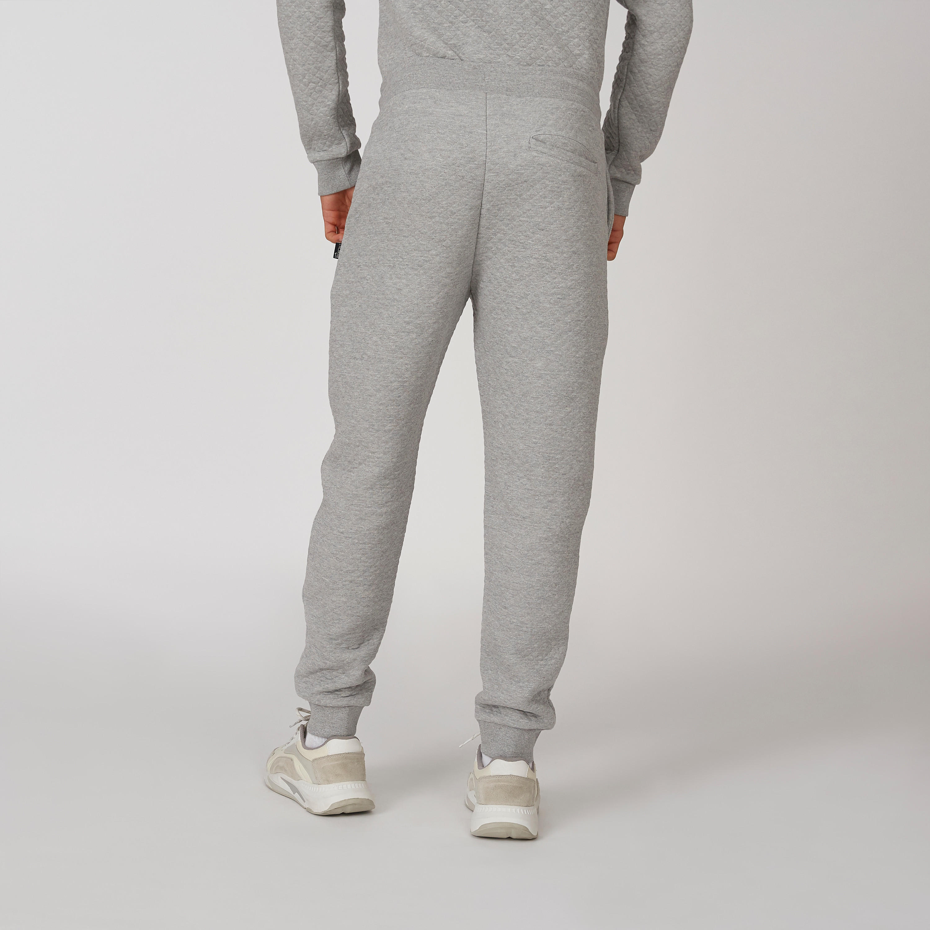 بنطلون رياضي سادة طويل بخصر مطاطي من لوم-men-clothing-bottoms-joggers-image-2
