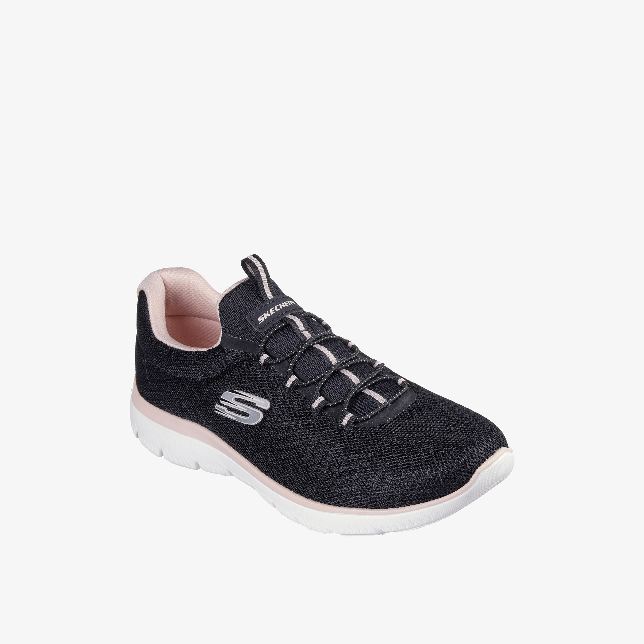 حذاء رياضي ساميتس سهل الارتداء للنساء من سكتشرز - 150119-BKPK-women-shoes-sneakers-image-1